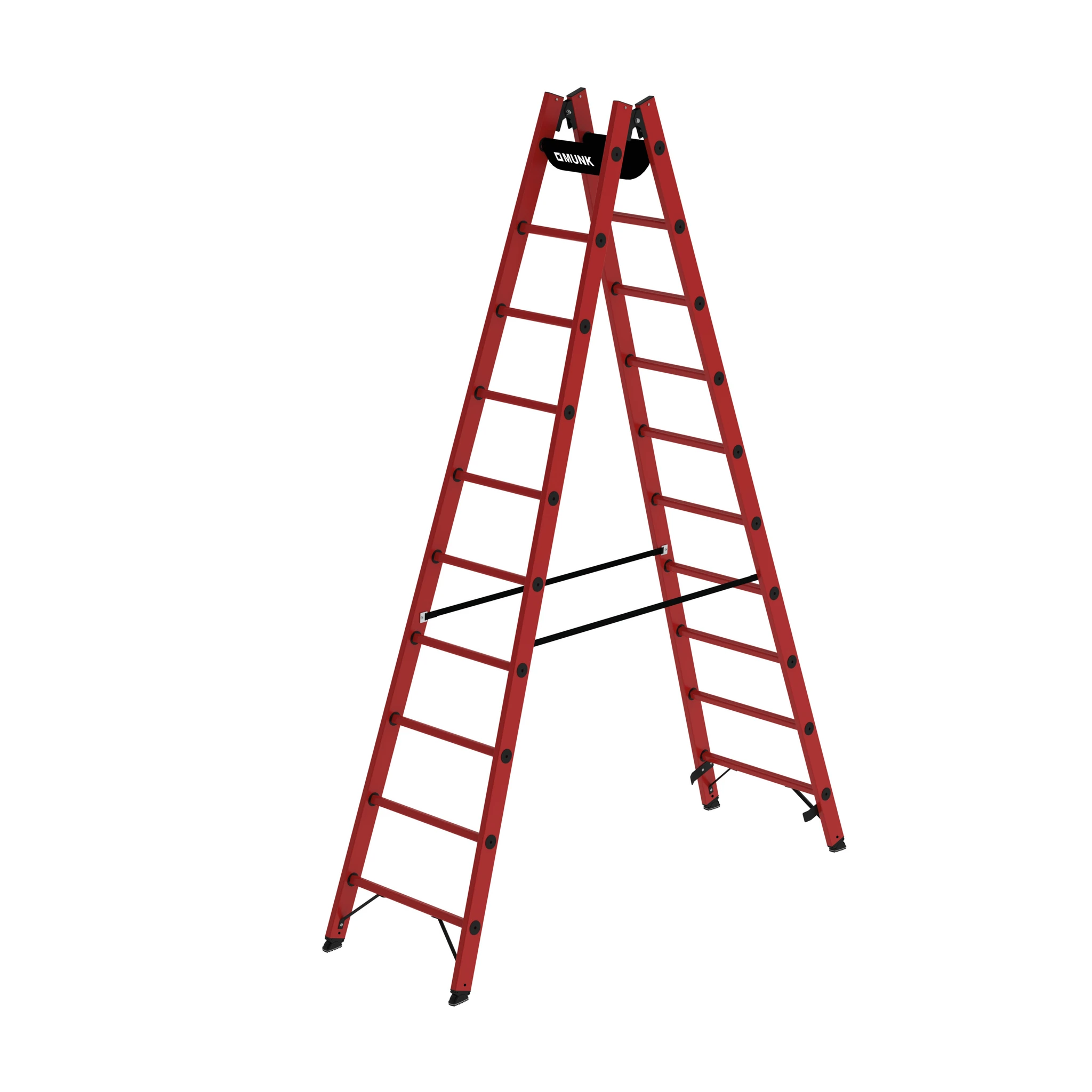 MUNK | Sprossen-Stehleiter GFK 2x10 Sprossen