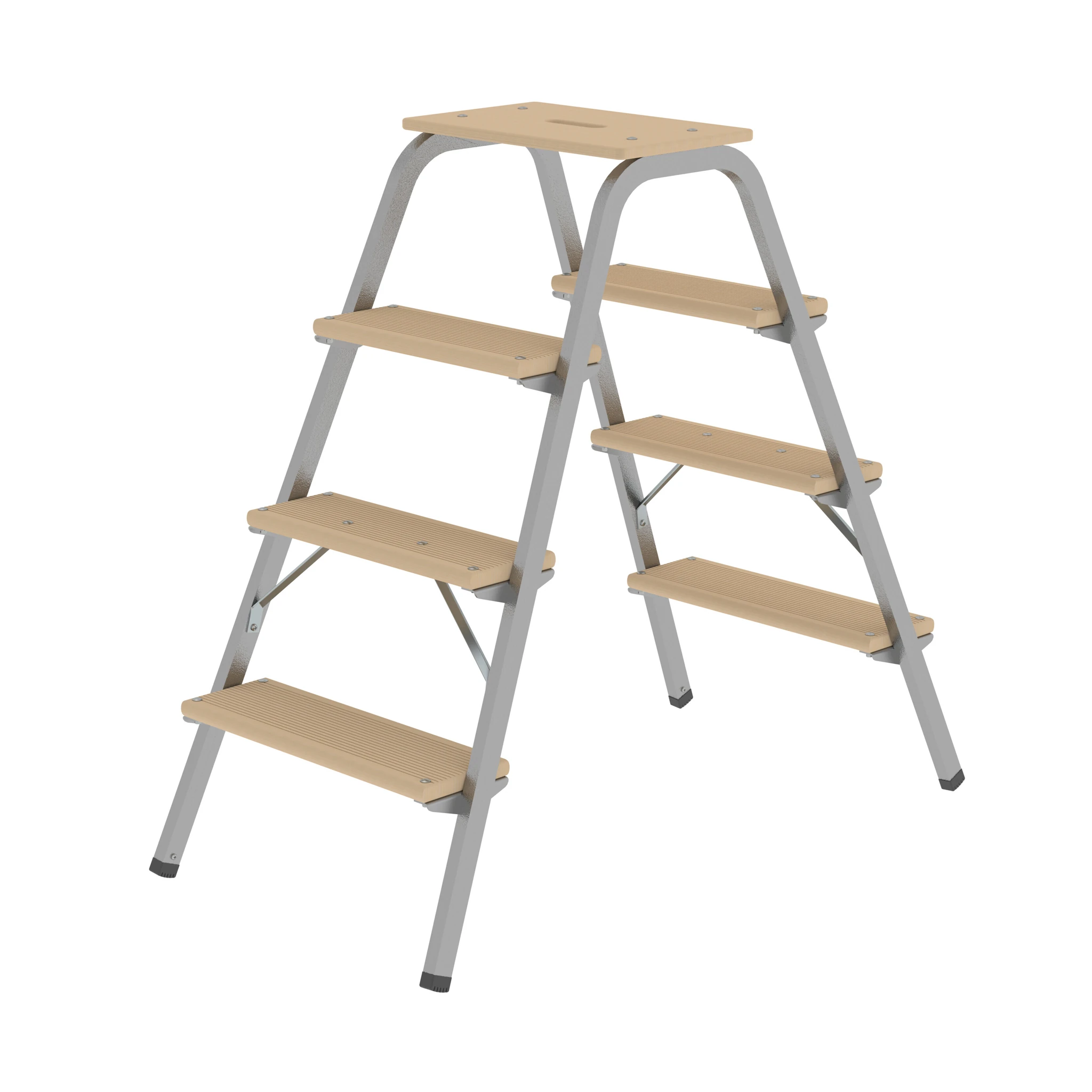 MUNK | Stahl-Holz-Tritt 2x4 Stufen