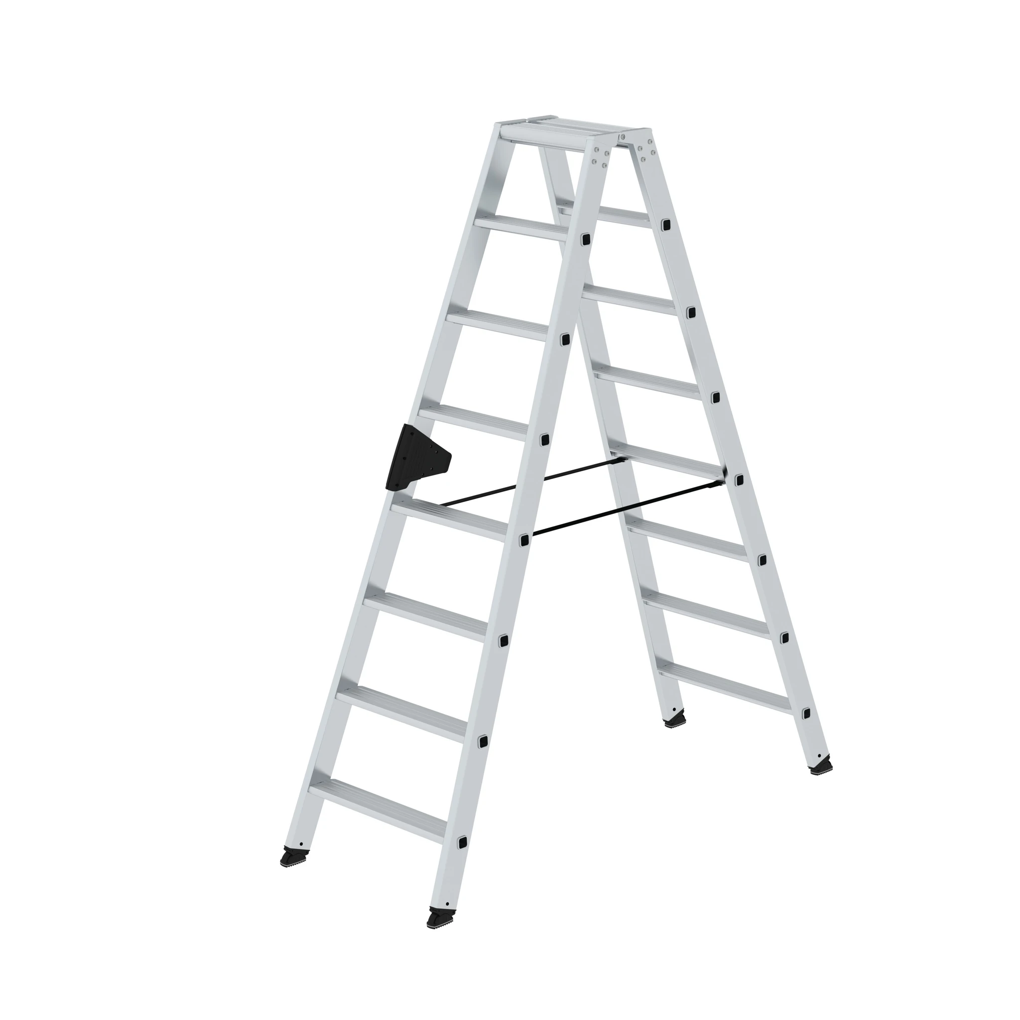 MUNK | Stufen-Stehleiter beidseitig begehbar 2x8 Stufen