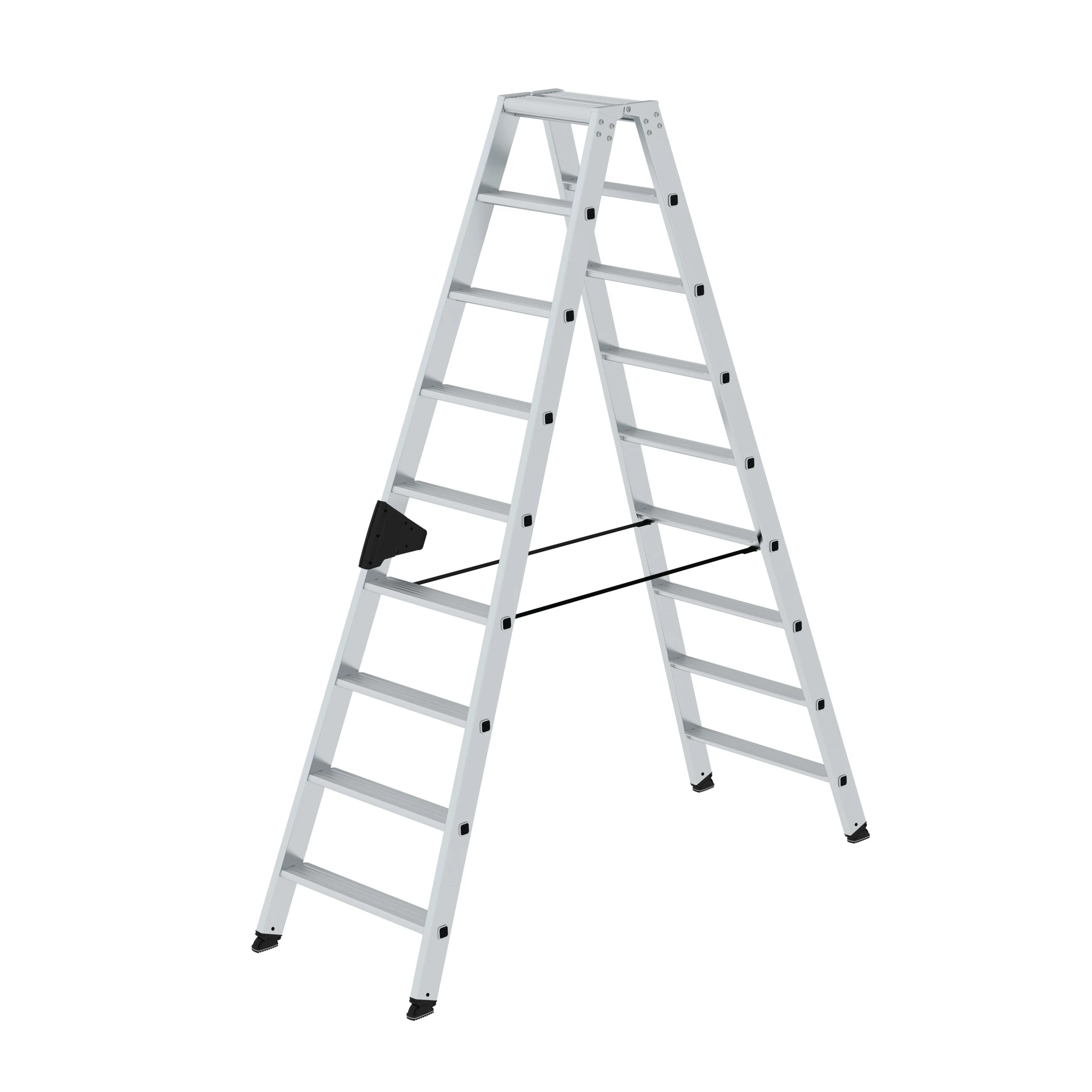 MUNK | Stufen-Stehleiter beidseitig begehbar 2x9 Stufen