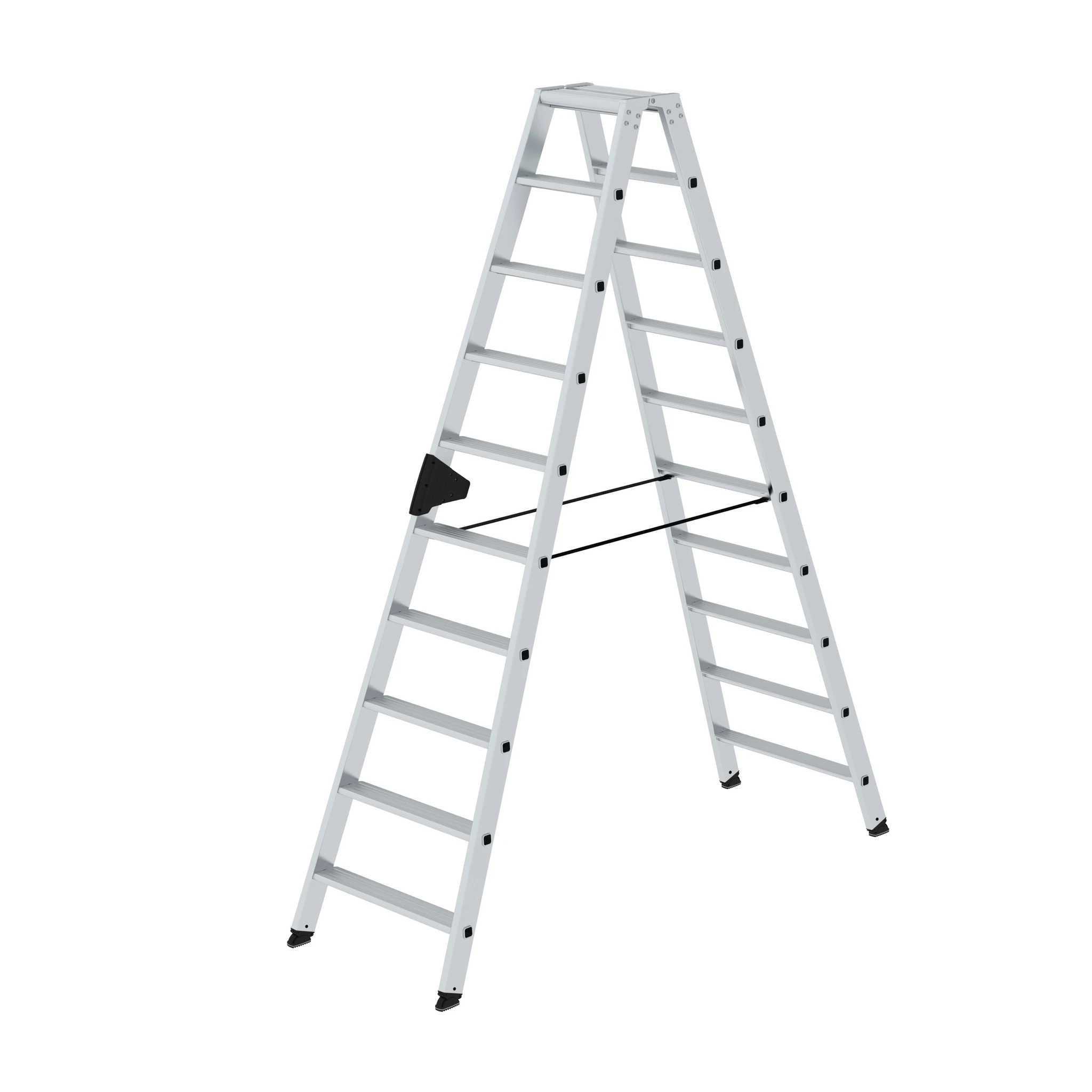 MUNK | Stufen-Stehleiter beidseitig begehbar 2x10 Stufen