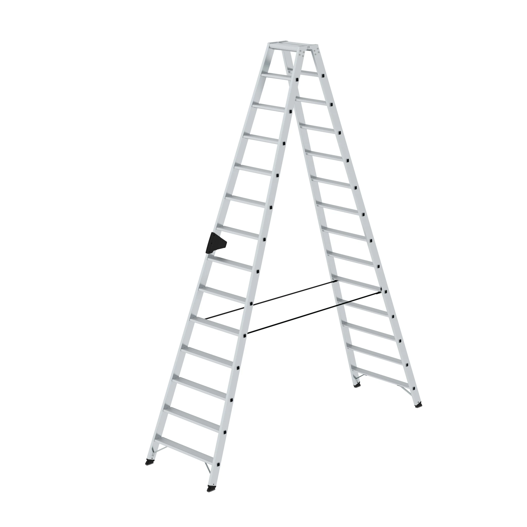 MUNK | Stufen-Stehleiter beidseitig begehbar 2x14 Stufen