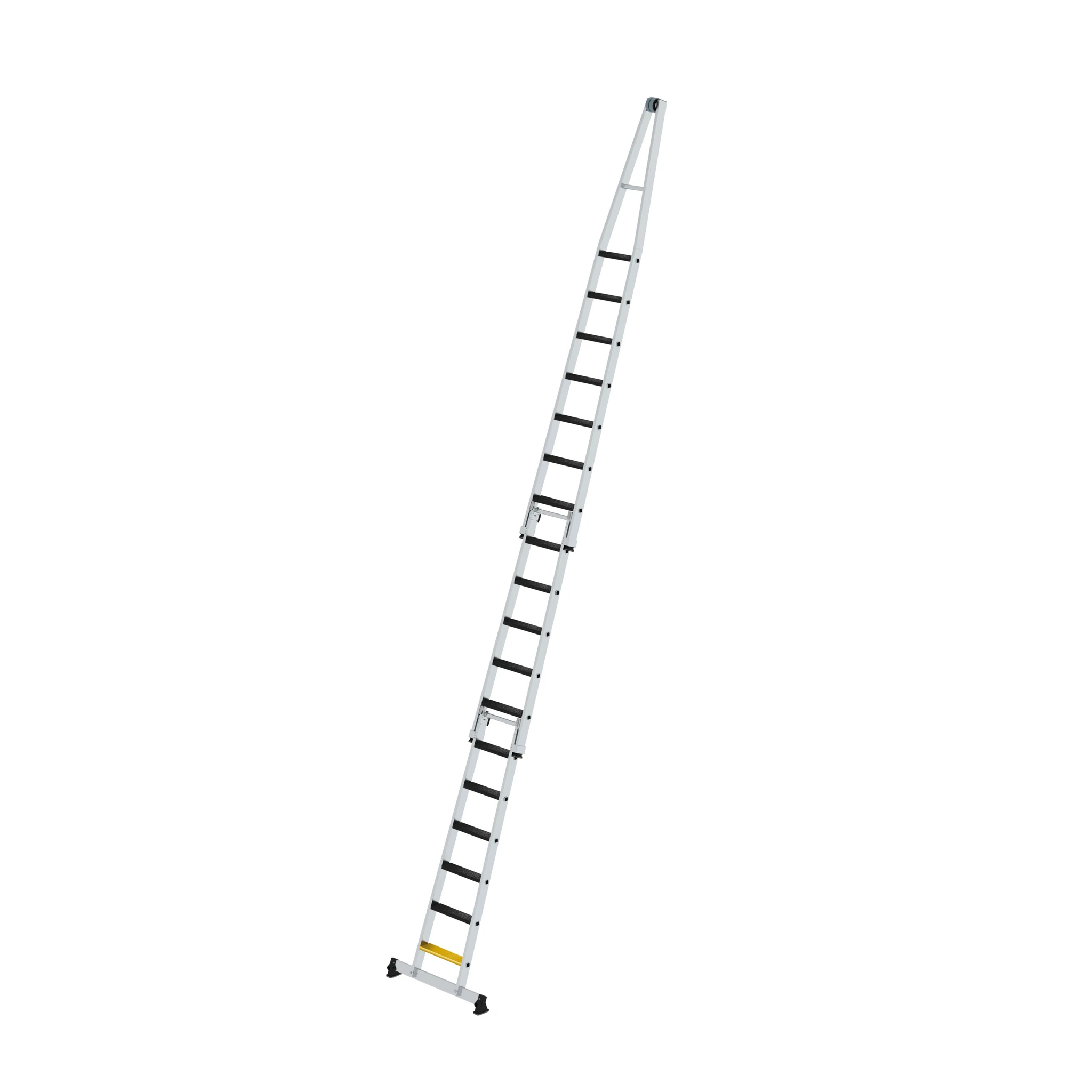 MUNK | Stufen-Glasreinigerleiter-Satz mit nivello®-Traverse und clip-step R13 3-teilig