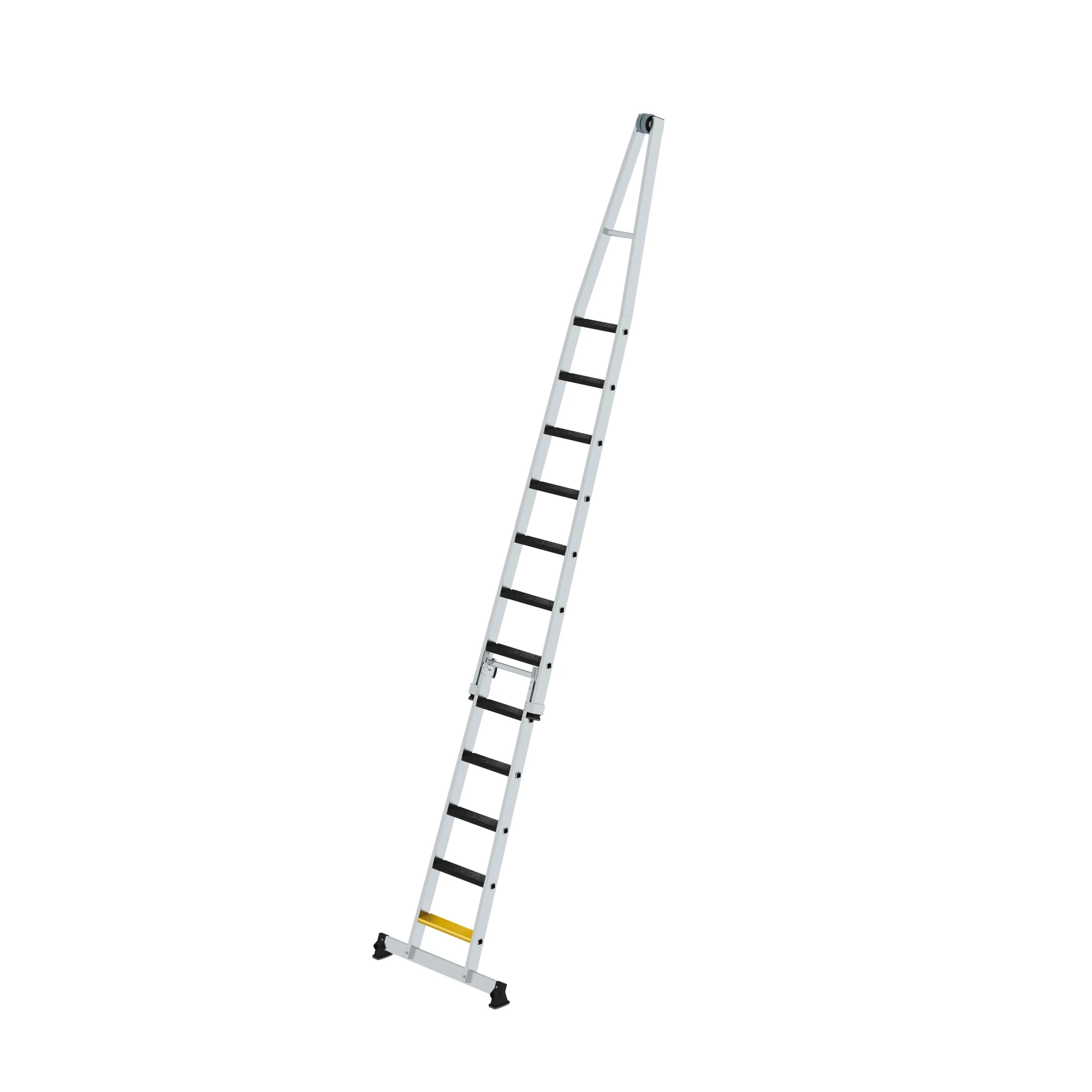 MUNK | Stufen-Glasreinigerleiter-Satz mit nivello®-Traverse und clip-step R13 2-teilig