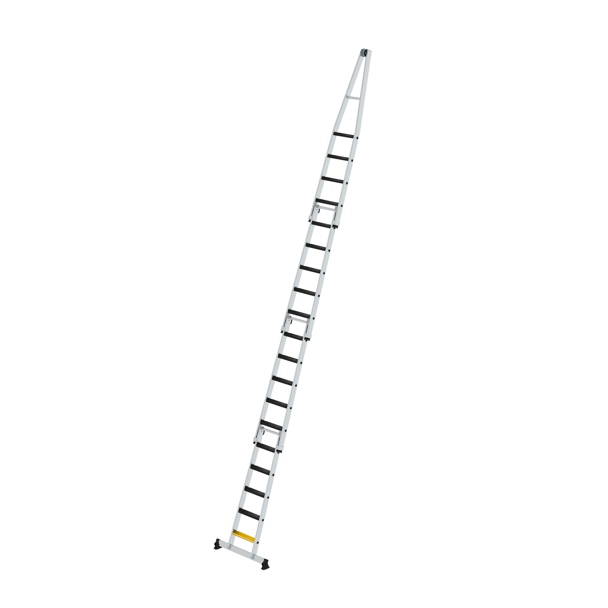 MUNK | Stufen-Glasreinigerleiter-Satz mit nivello®-Traverse und clip-step R13 4-teilig
