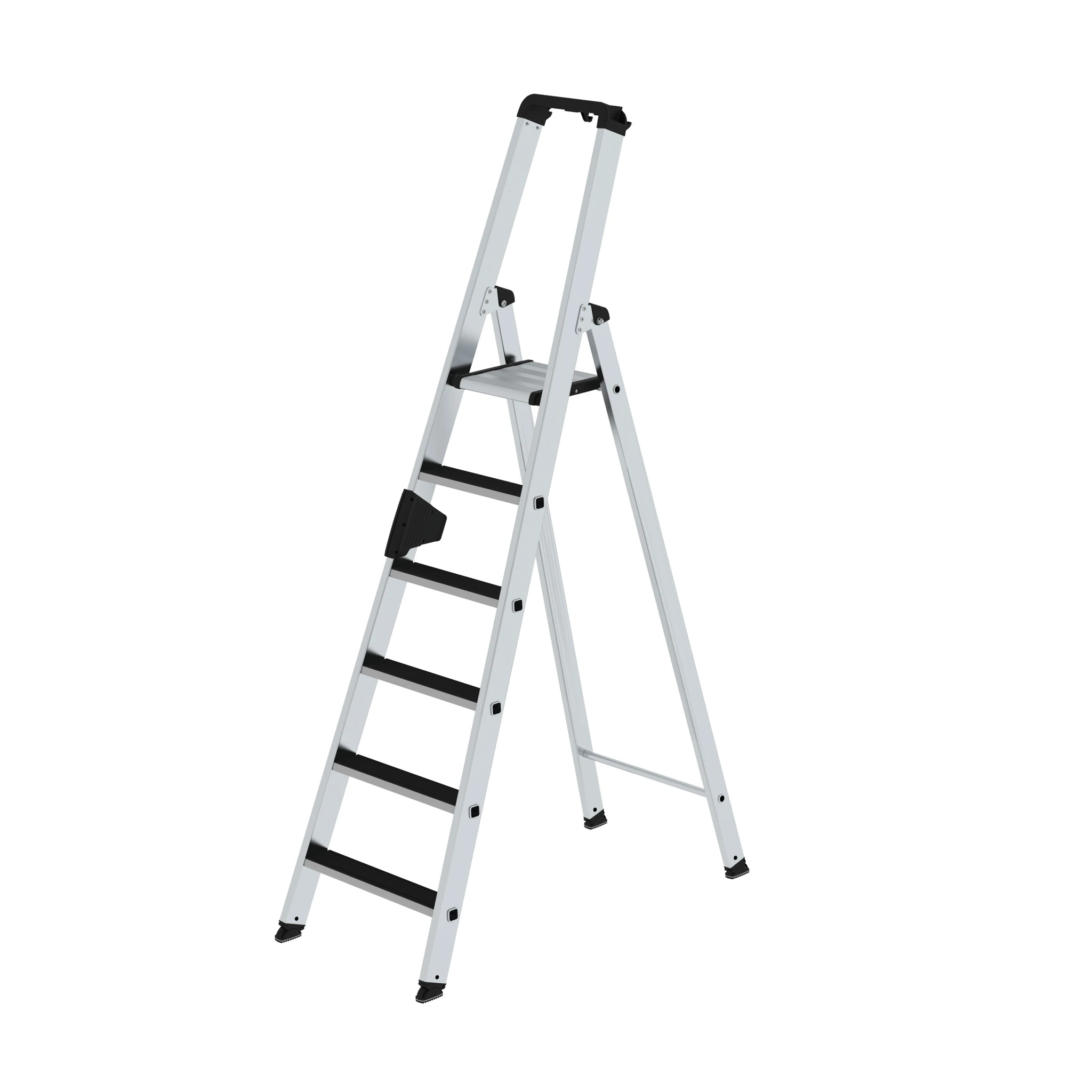 MUNK | Stufen-Stehleiter einseitig begehbar mit clip-step 6 Stufen