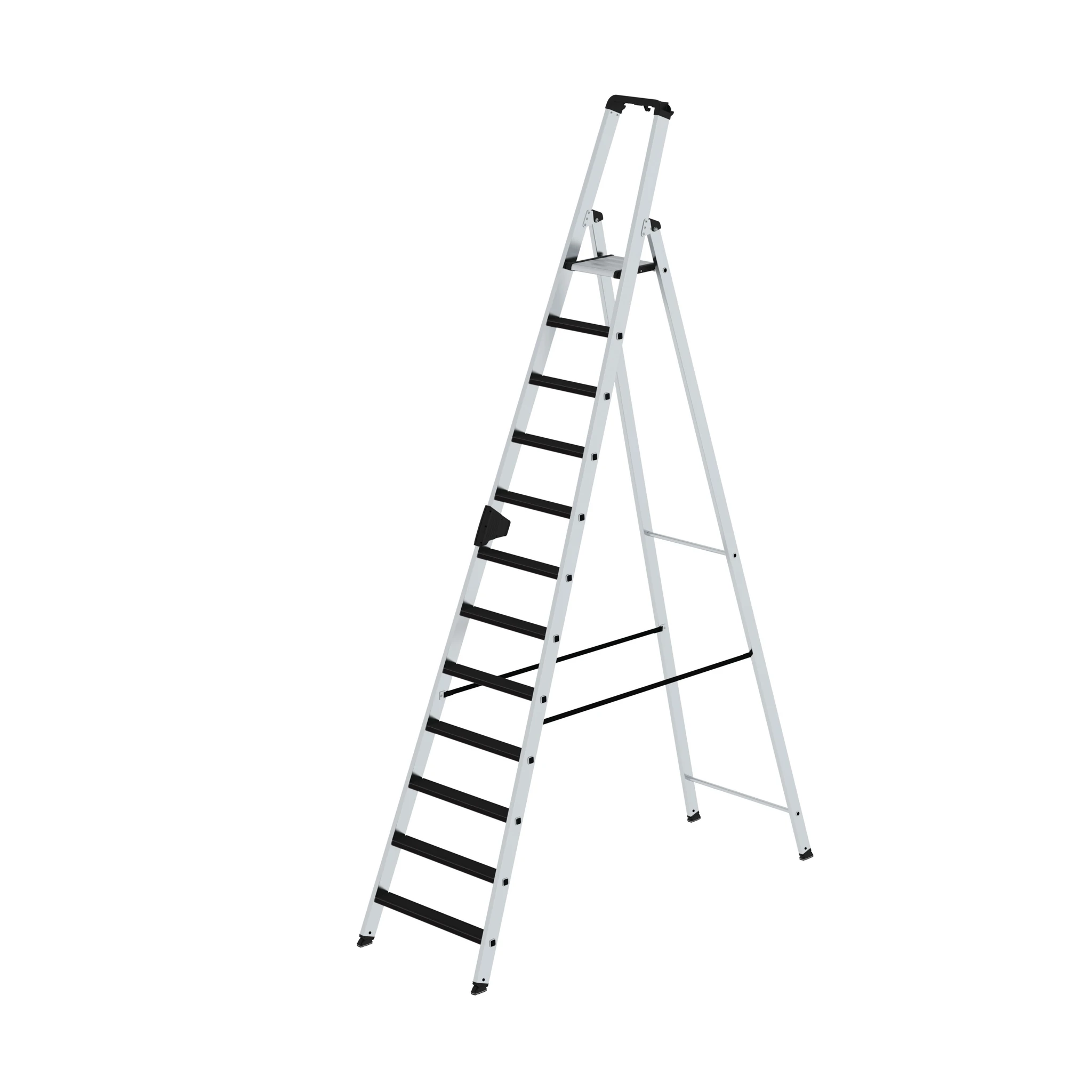 MUNK | Stufen-Stehleiter einseitig begehbar mit clip-step 12 Stufen