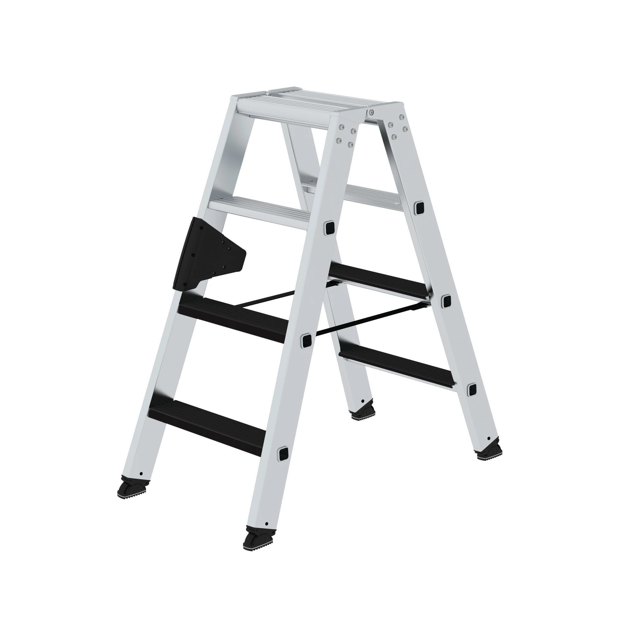 MUNK | Stufen-Stehleiter beidseitig begehbar mit clip-step 2x4 Stufen