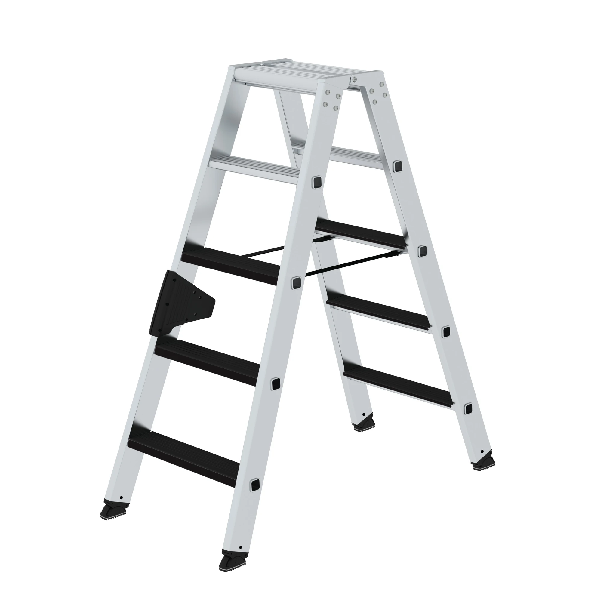 MUNK | Stufen-Stehleiter beidseitig begehbar mit clip-step 2x5 Stufen