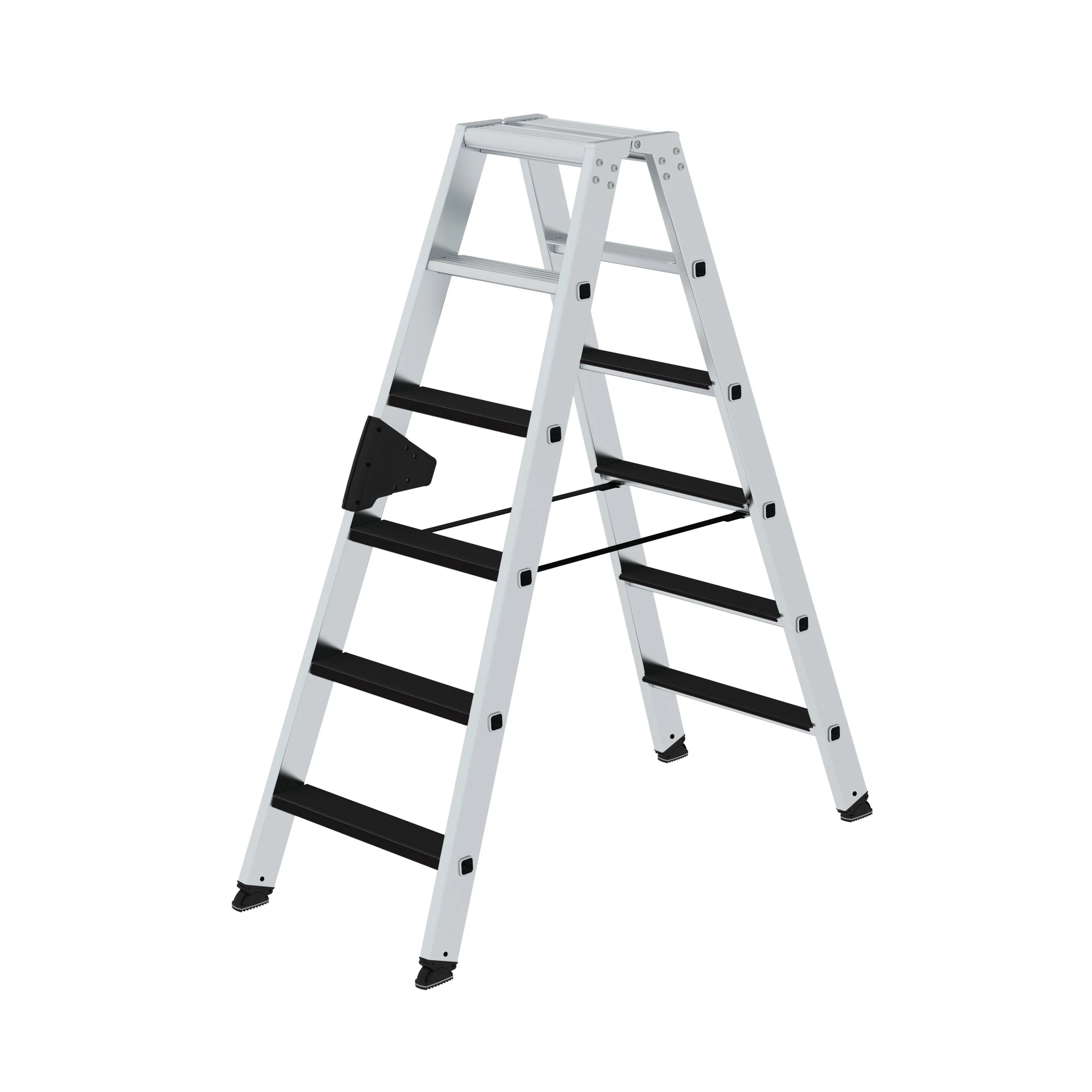 MUNK | Stufen-Stehleiter beidseitig begehbar mit clip-step 2x6 Stufen