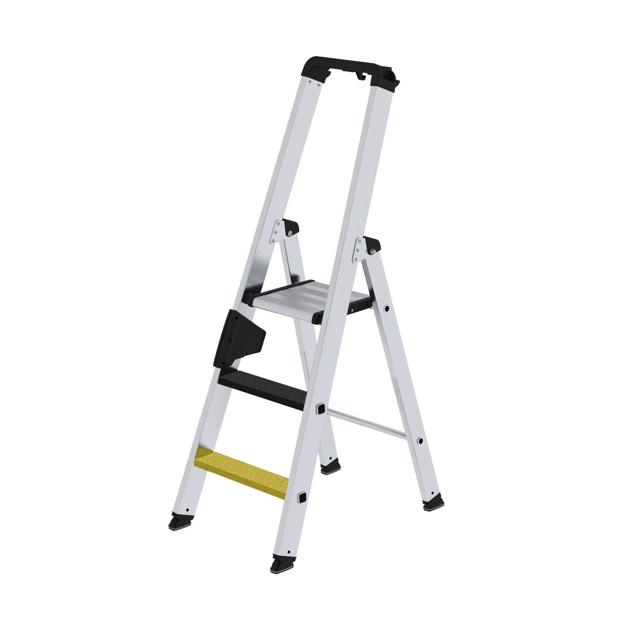 MUNK | Stufen-Stehleiter einseitig begehbar mit clip-step R13 3 Stufen