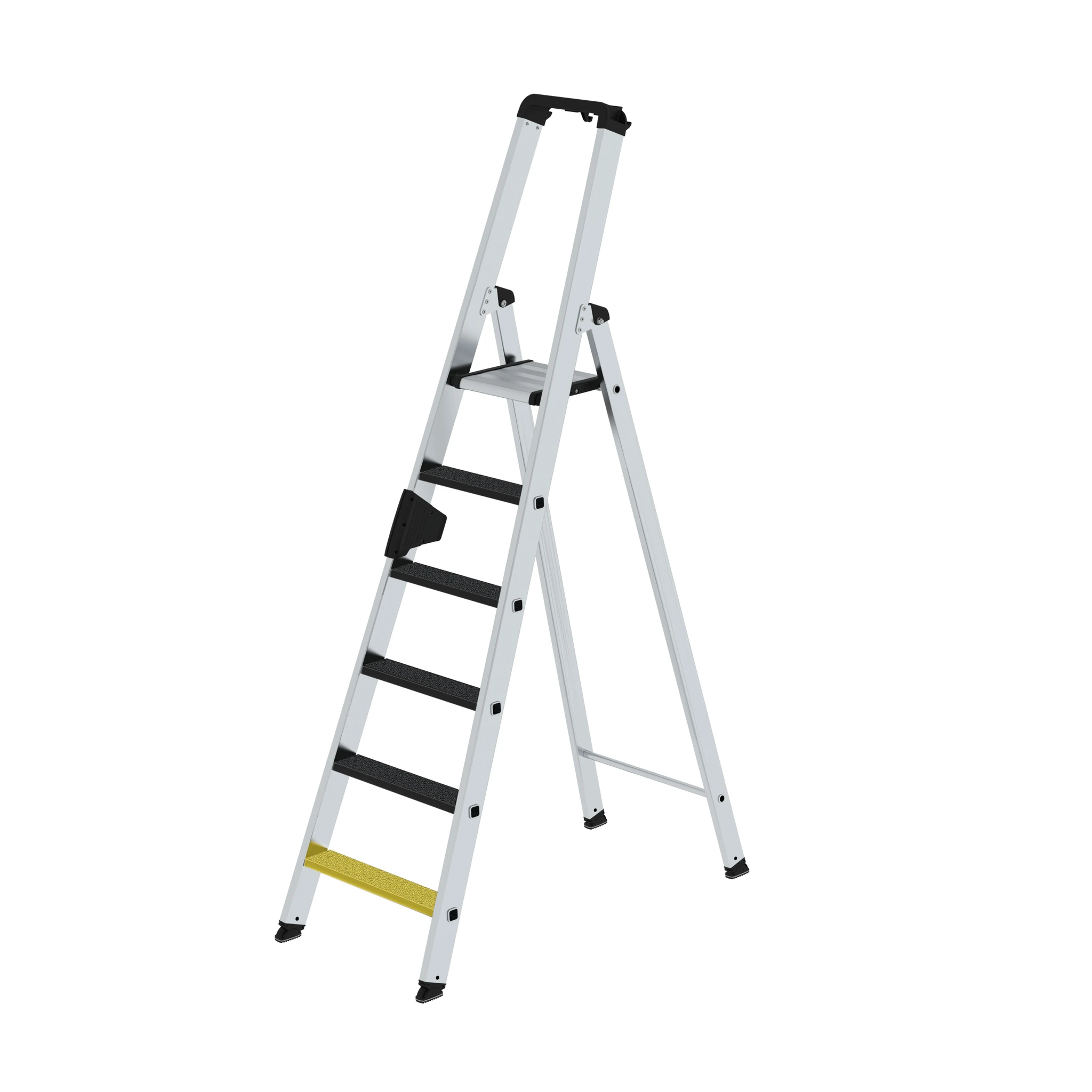 MUNK | Stufen-Stehleiter einseitig begehbar mit clip-step R13 6 Stufen