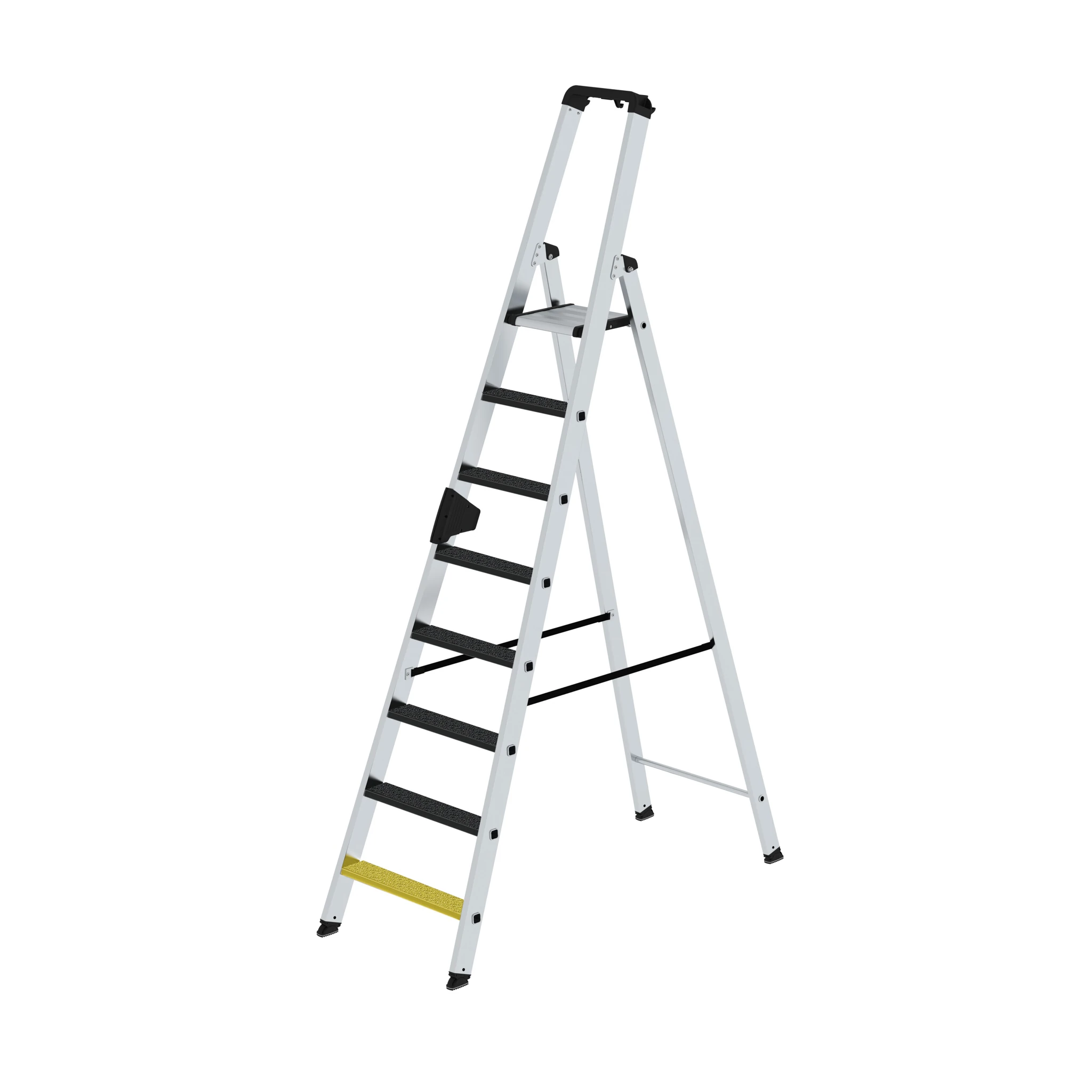 MUNK | Stufen-Stehleiter einseitig begehbar mit clip-step R13 8 Stufen