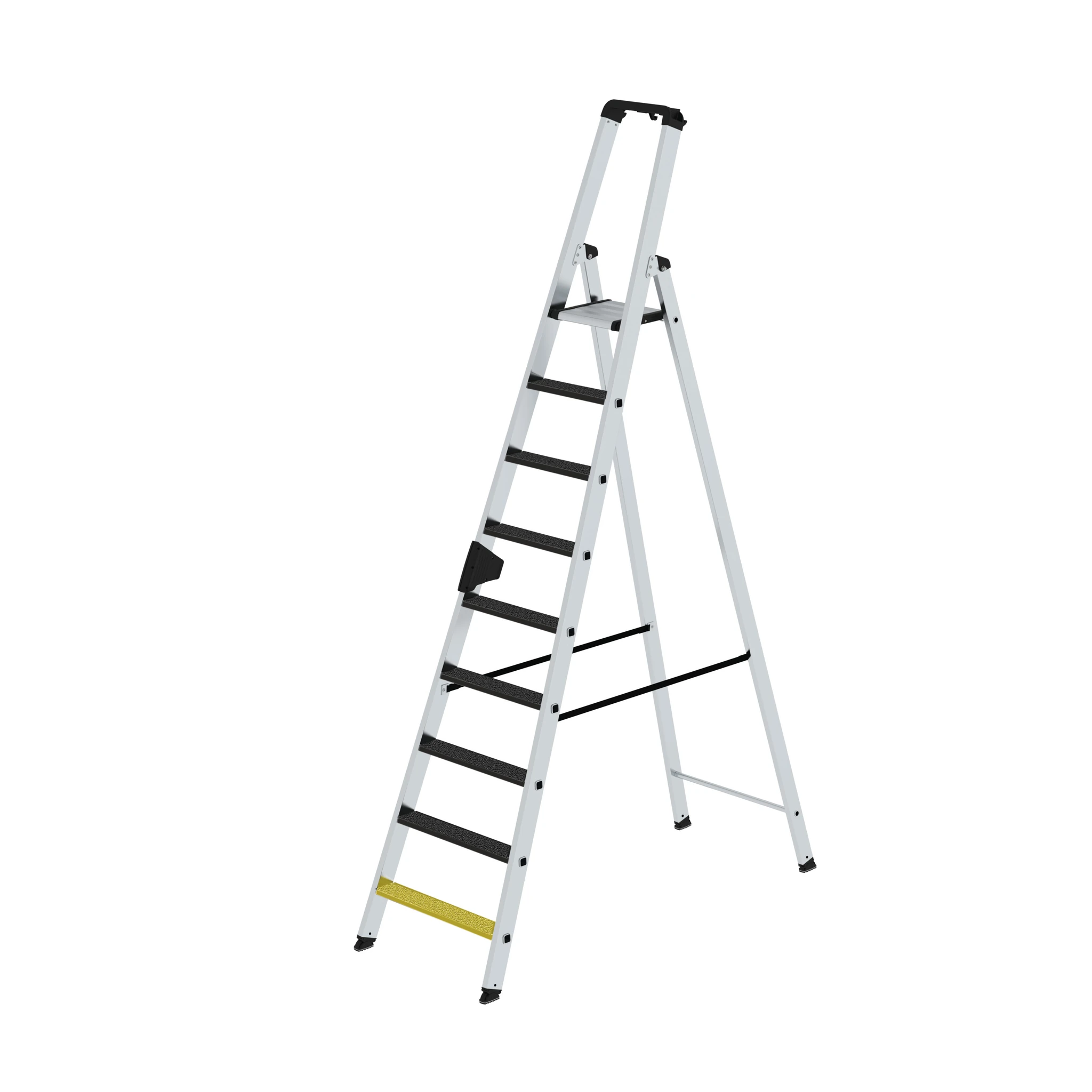 MUNK | Stufen-Stehleiter einseitig begehbar mit clip-step R13 9 Stufen