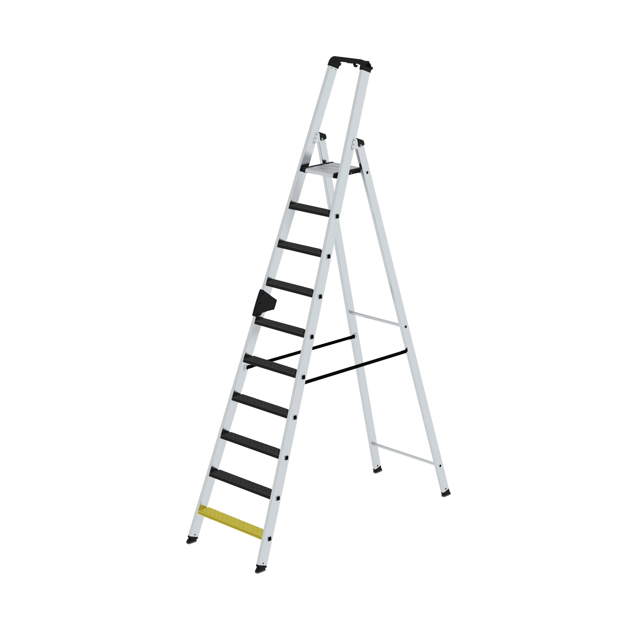 MUNK | Stufen-Stehleiter einseitig begehbar mit clip-step R13 10 Stufen