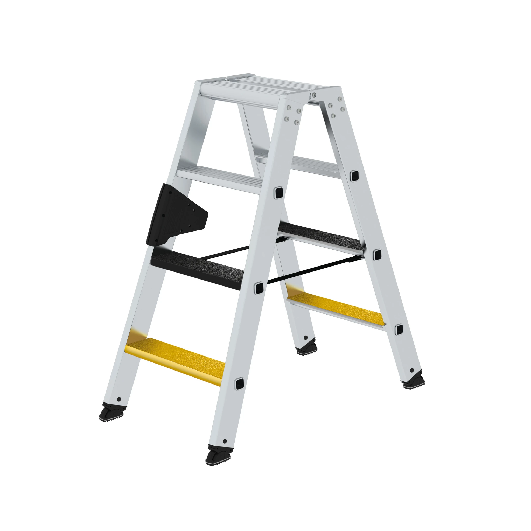 MUNK | Stufen-Stehleiter beidseitig begehbar mit clip-step R13 2x4 Stufen