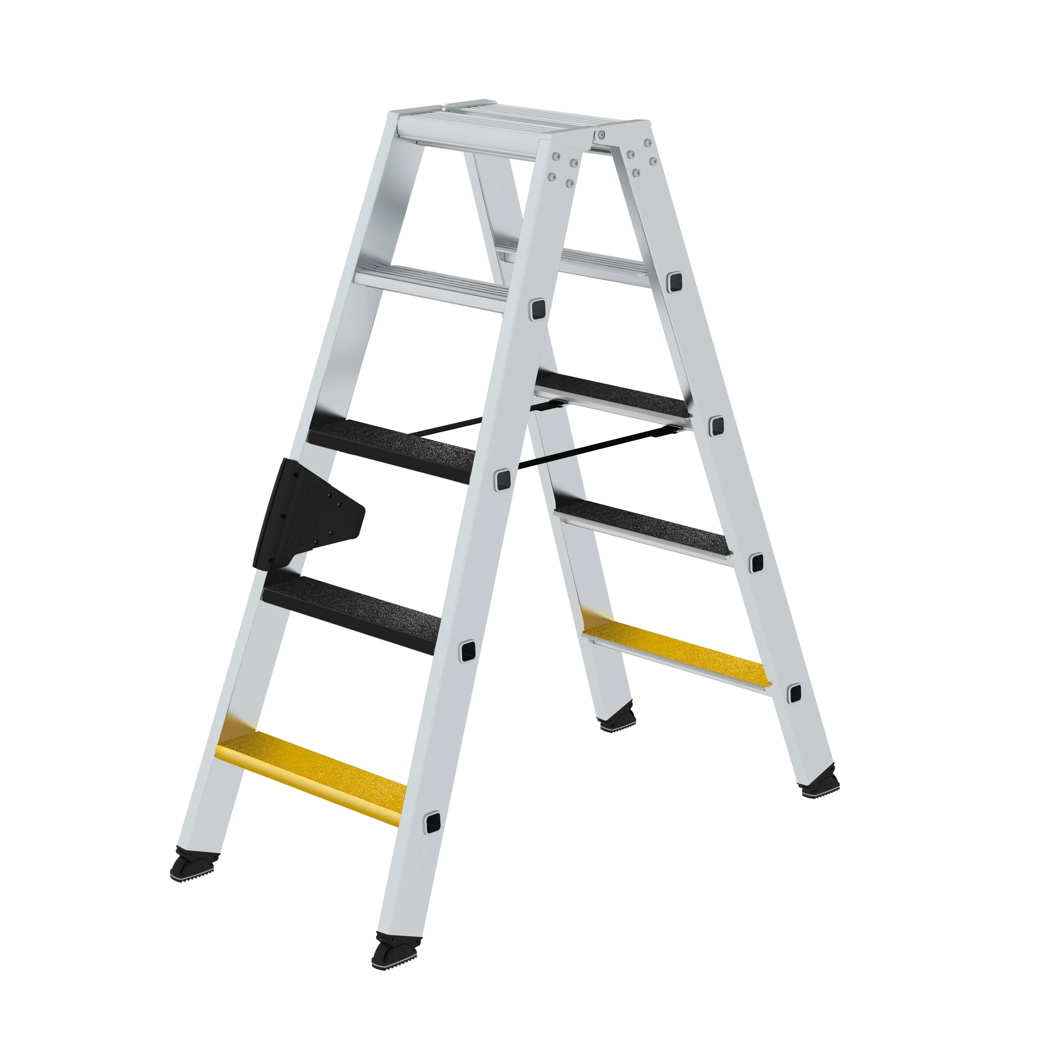 MUNK | Stufen-Stehleiter beidseitig begehbar mit clip-step R13 2x5 Stufen