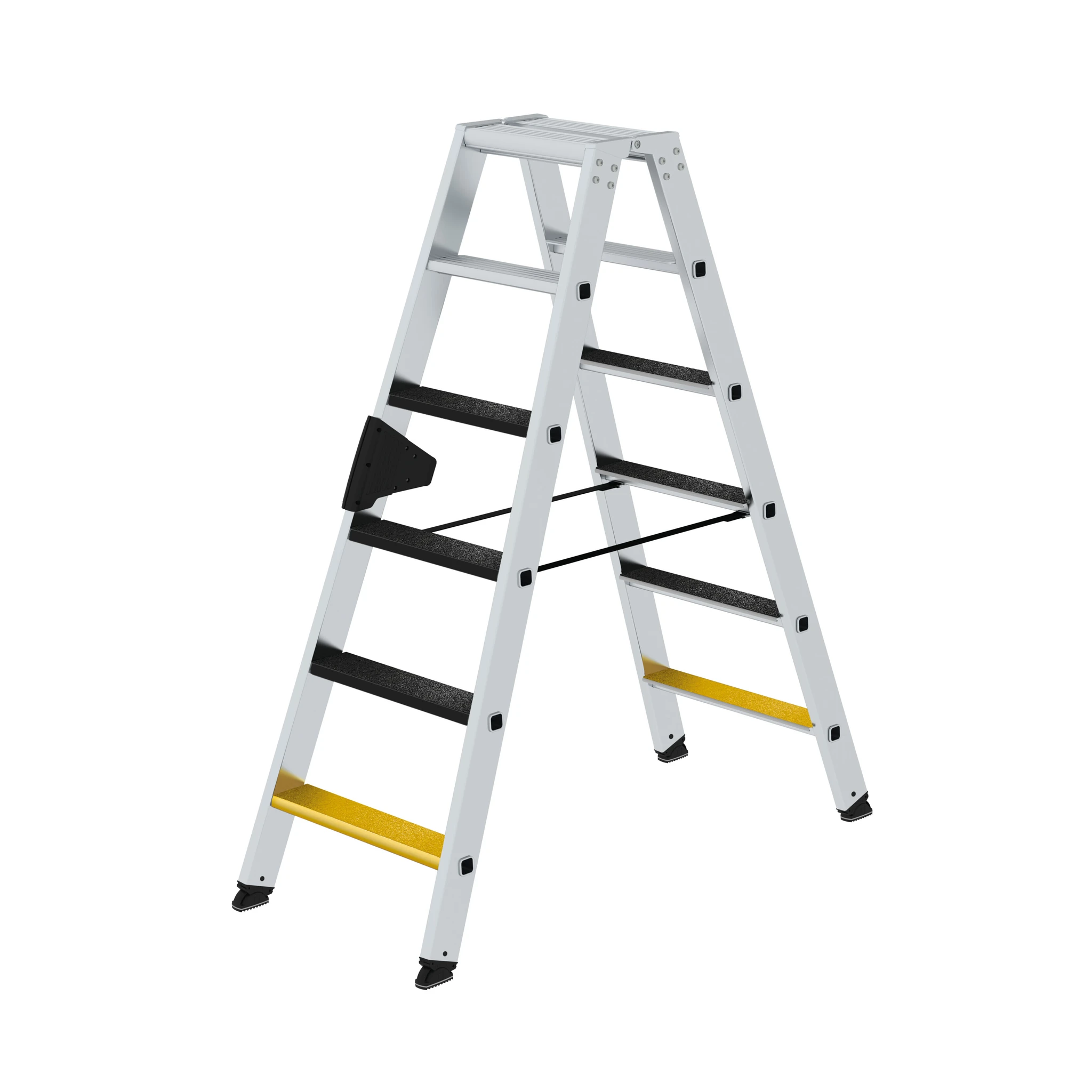 MUNK | Stufen-Stehleiter beidseitig begehbar mit clip-step R13 2x6 Stufen