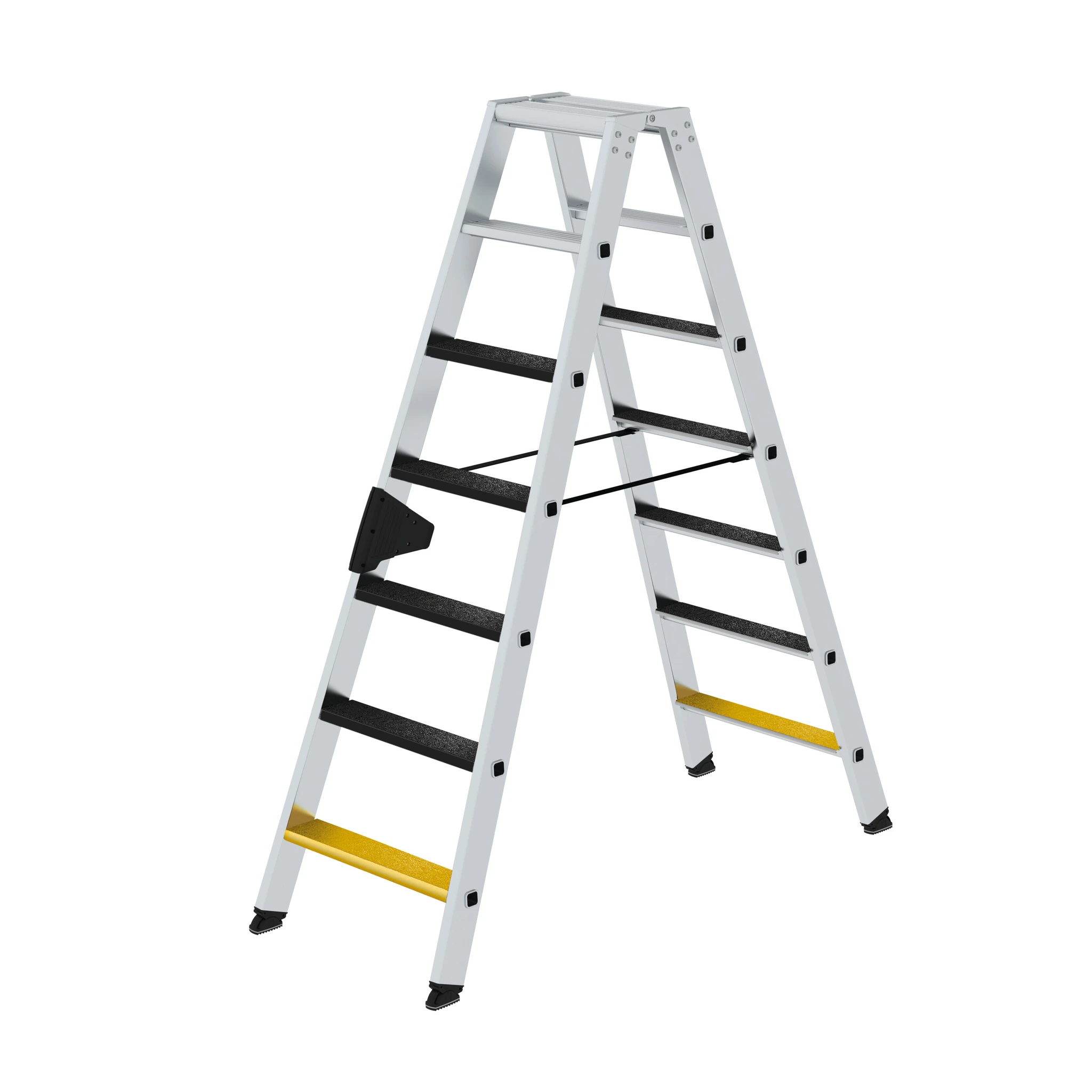 MUNK | Stufen-Stehleiter beidseitig begehbar mit clip-step R13 2x7 Stufen