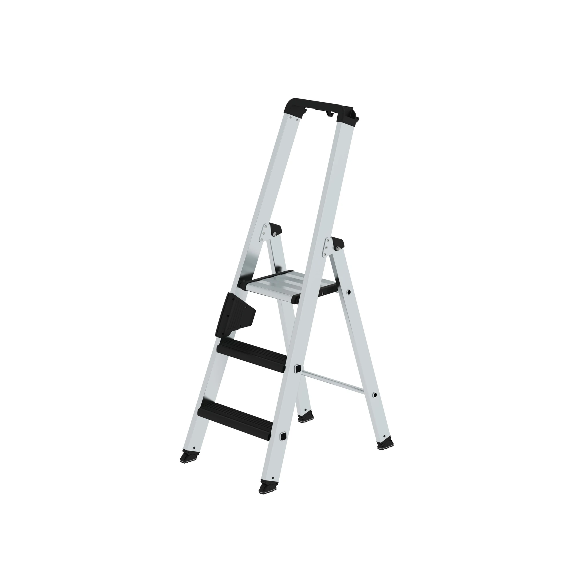 MUNK | Stufen-Stehleiter einseitig begehbar mit clip-step relax 3 Stufen