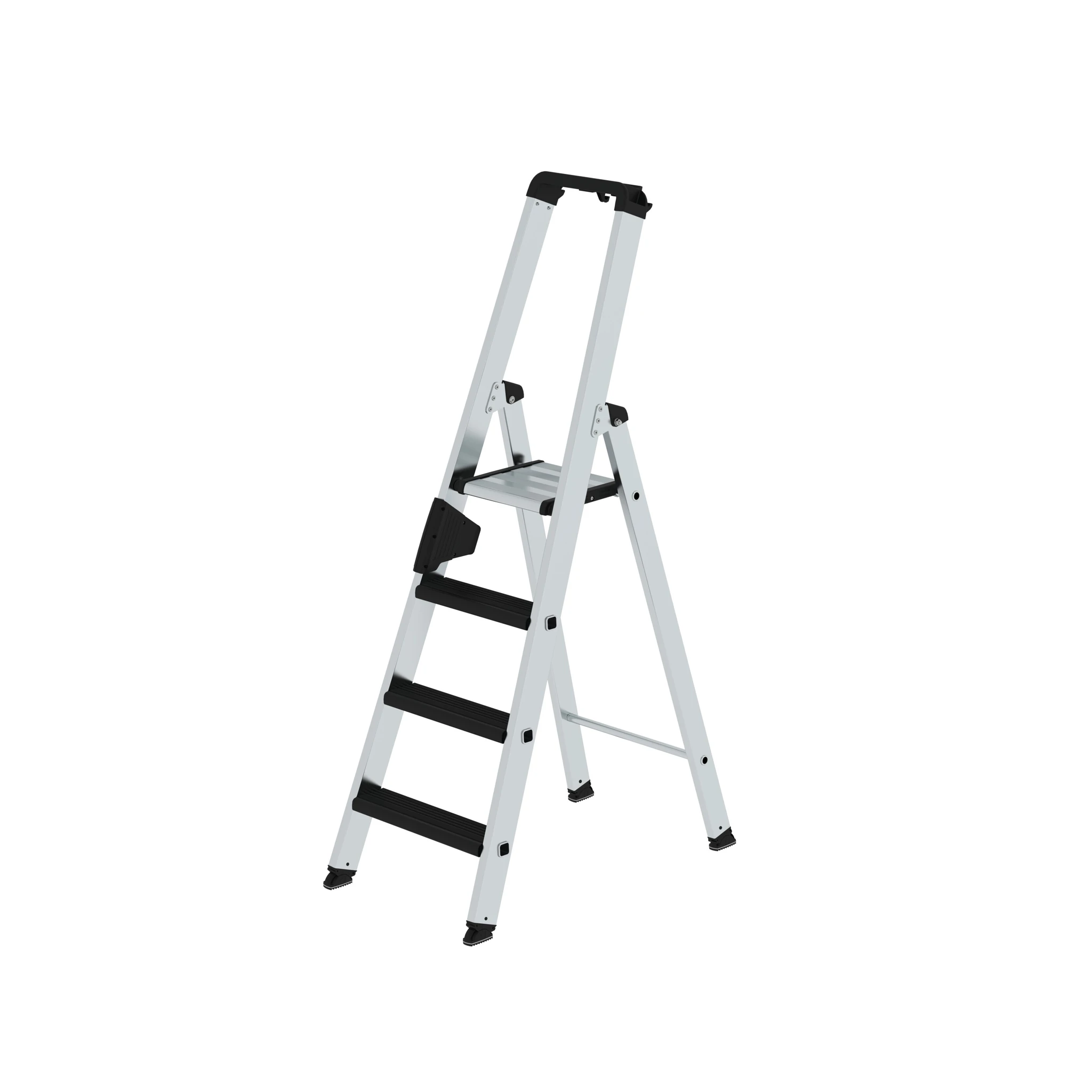 MUNK | Stufen-Stehleiter einseitig begehbar mit clip-step relax 4 Stufen