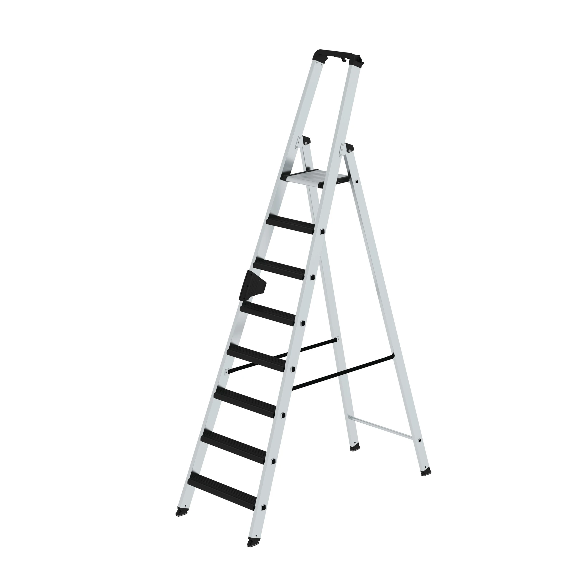MUNK | Stufen-Stehleiter einseitig begehbar mit clip-step relax 8 Stufen