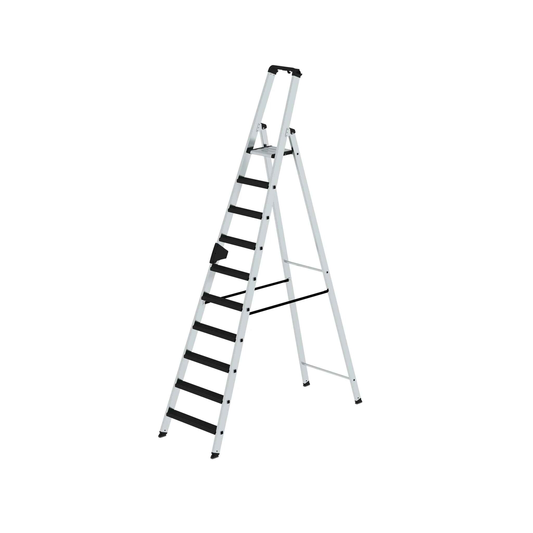 MUNK | Stufen-Stehleiter einseitig begehbar mit clip-step relax 10 Stufen
