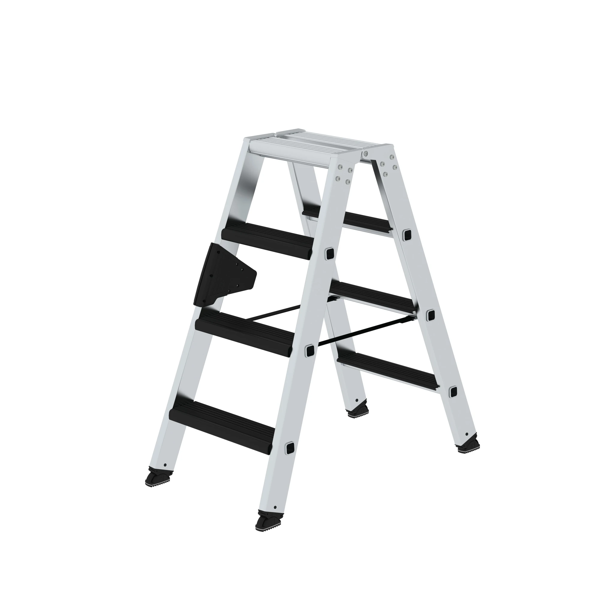 MUNK | Stufen-Stehleiter beidseitig begehbar mit clip-step relax 2x4 Stufen