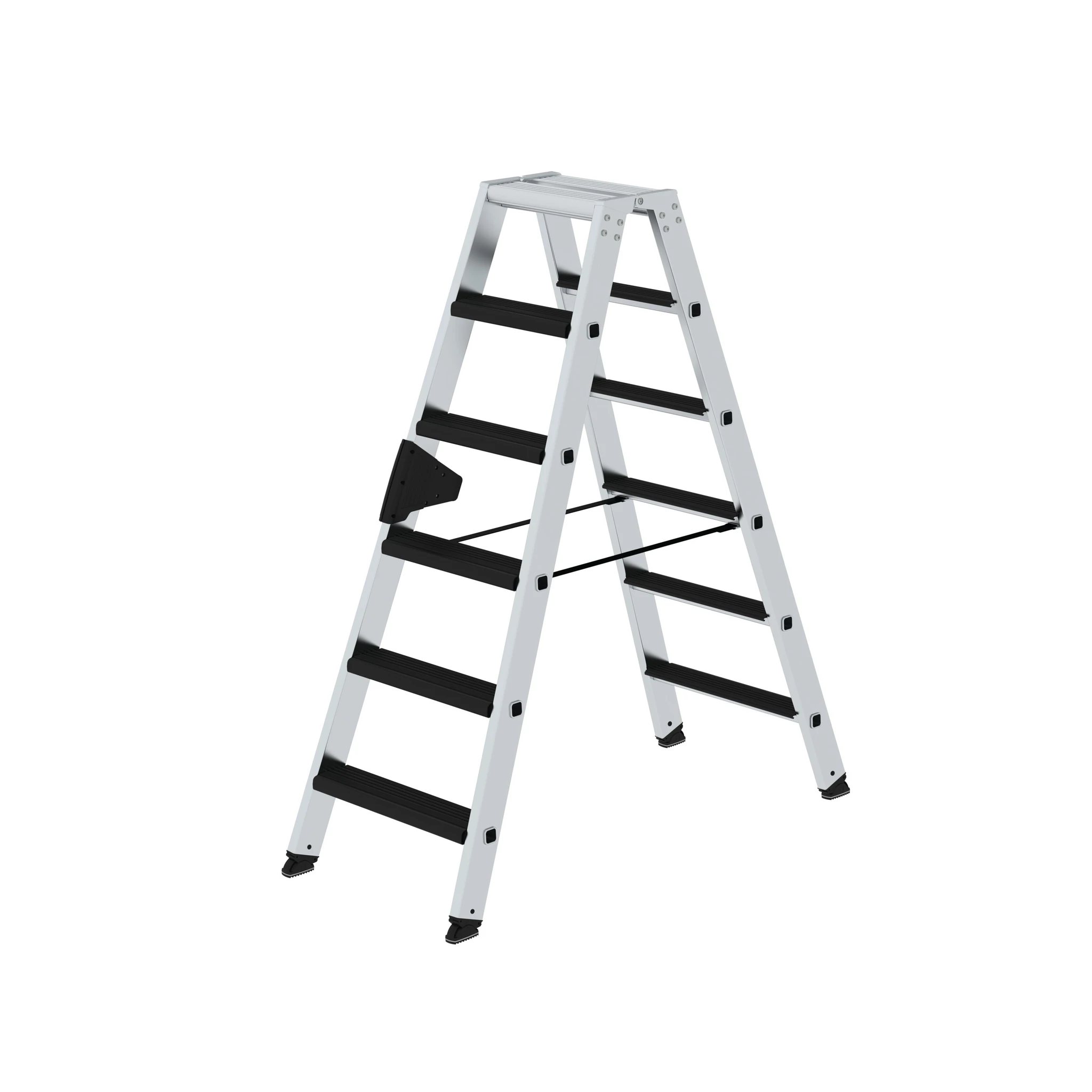 MUNK | Stufen-Stehleiter beidseitig begehbar mit clip-step relax 2x6 Stufen