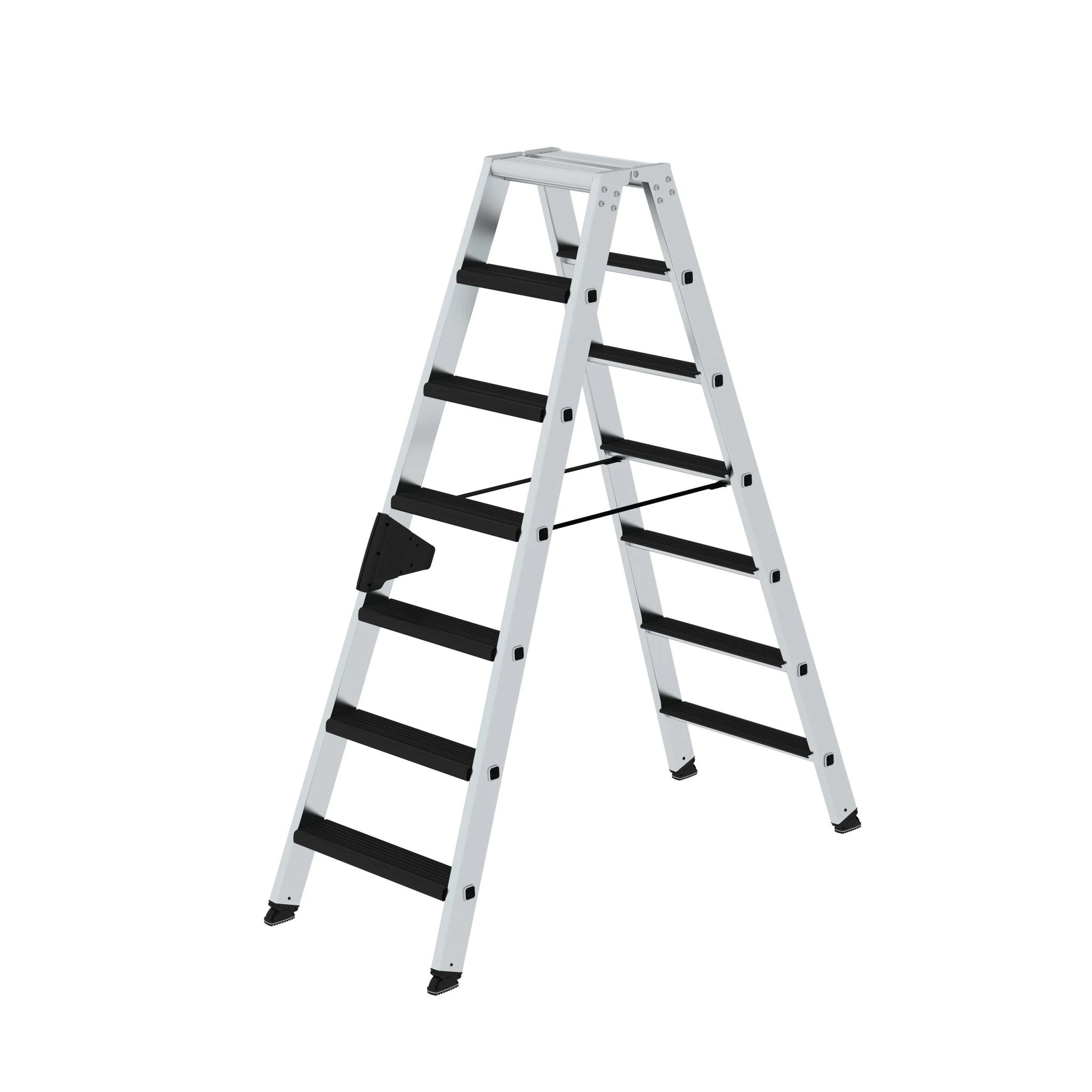 MUNK | Stufen-Stehleiter beidseitig begehbar mit clip-step relax 2x7 Stufen