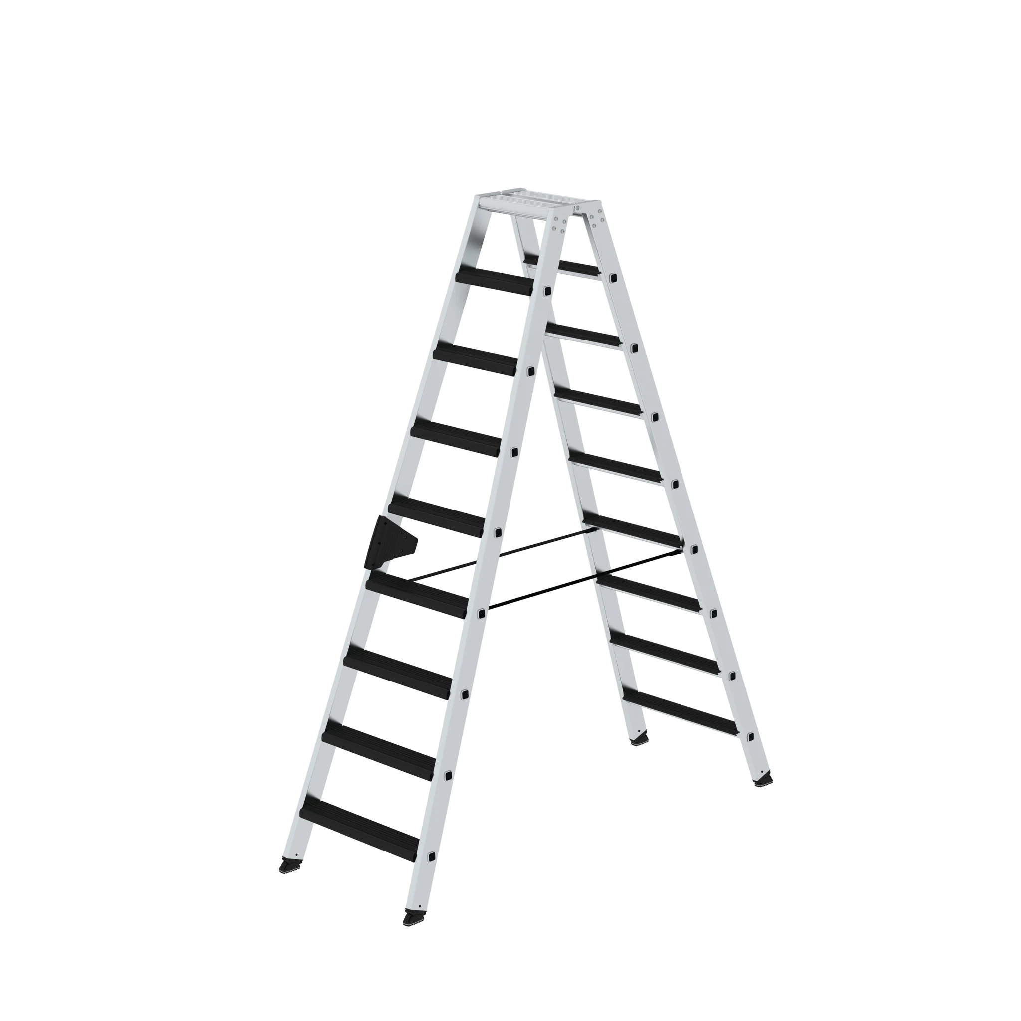 MUNK | Stufen-Stehleiter beidseitig begehbar mit clip-step relax 2x9 Stufen