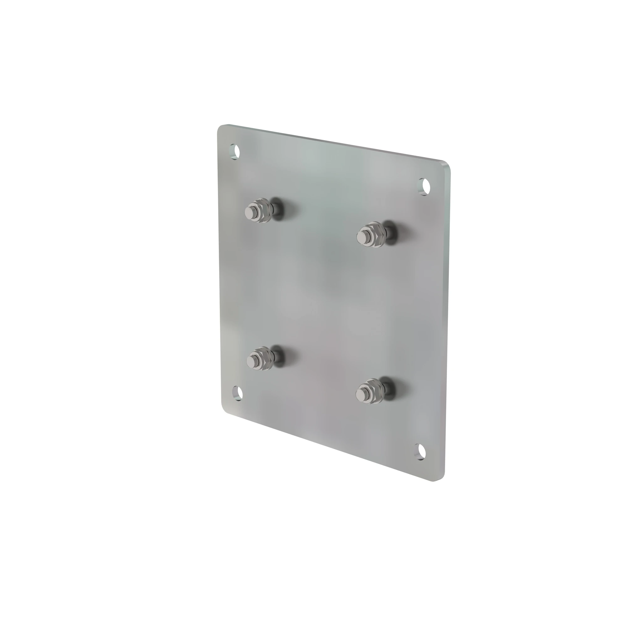 MUNK | Adapterplatte Stahl feuerverzinkt 150 x 150 mm
