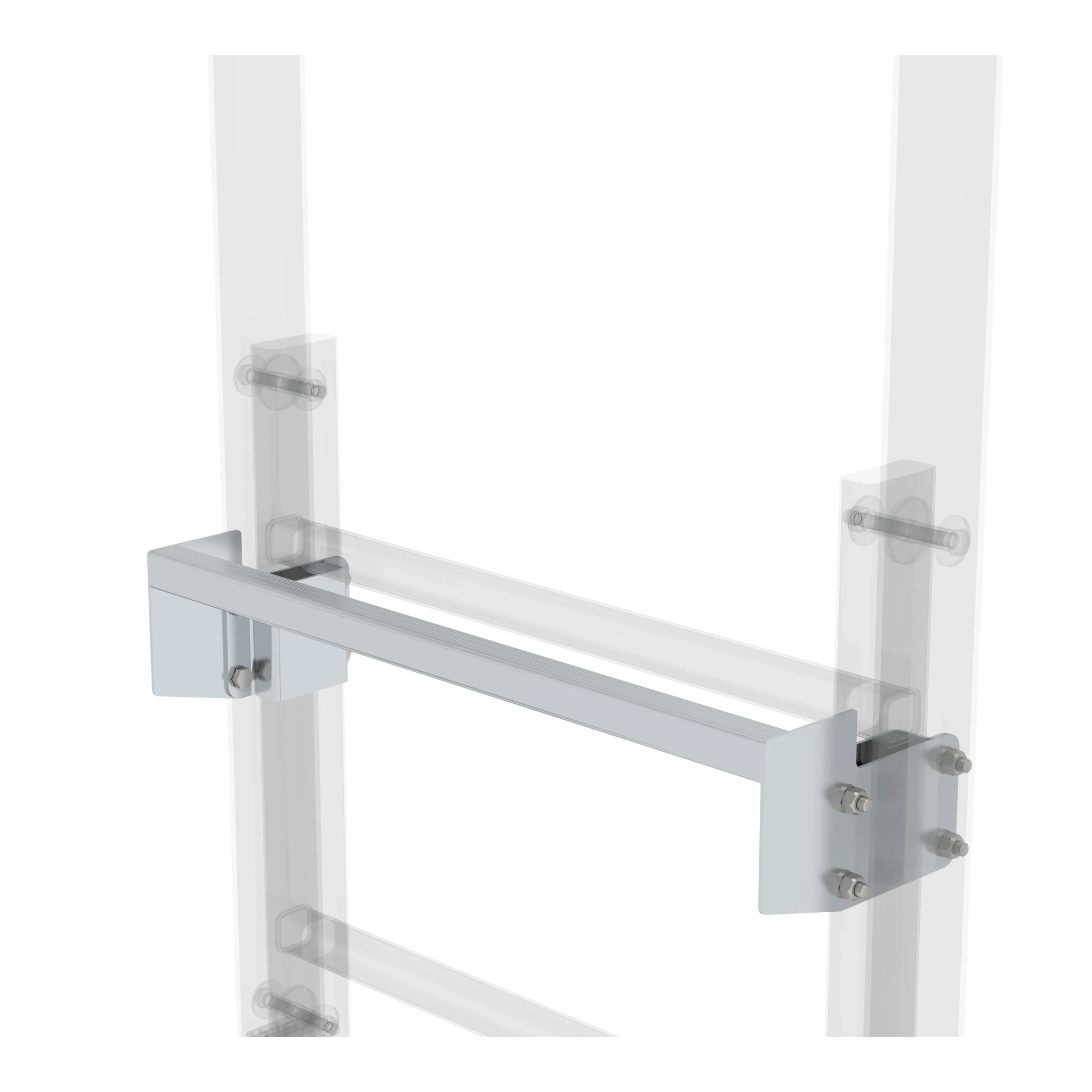 MUNK | Ausstiegstritt Alu-blank Spaltmaß 100mm
