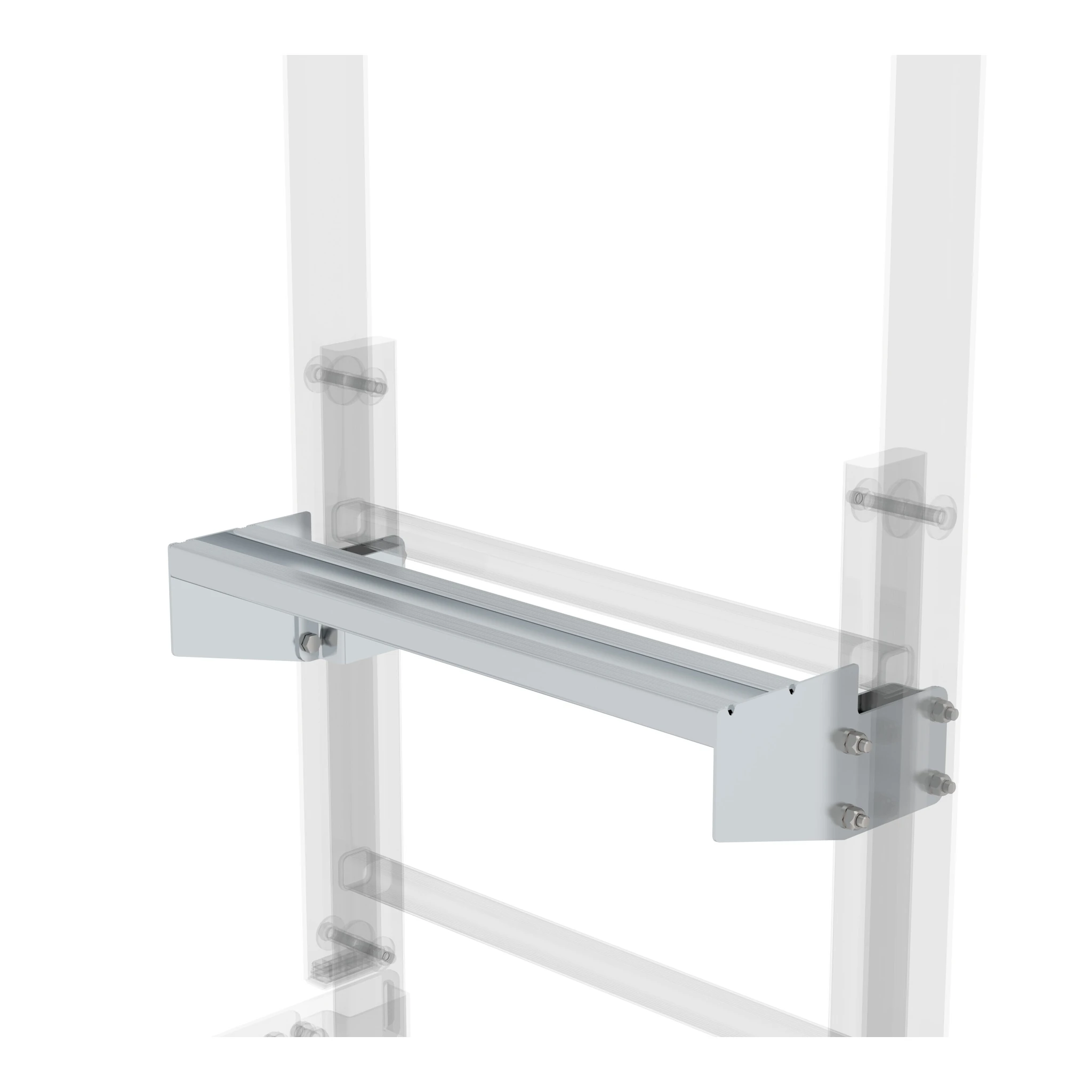 MUNK | Ausstiegstritt Alu-blank Spaltmaß 150mm