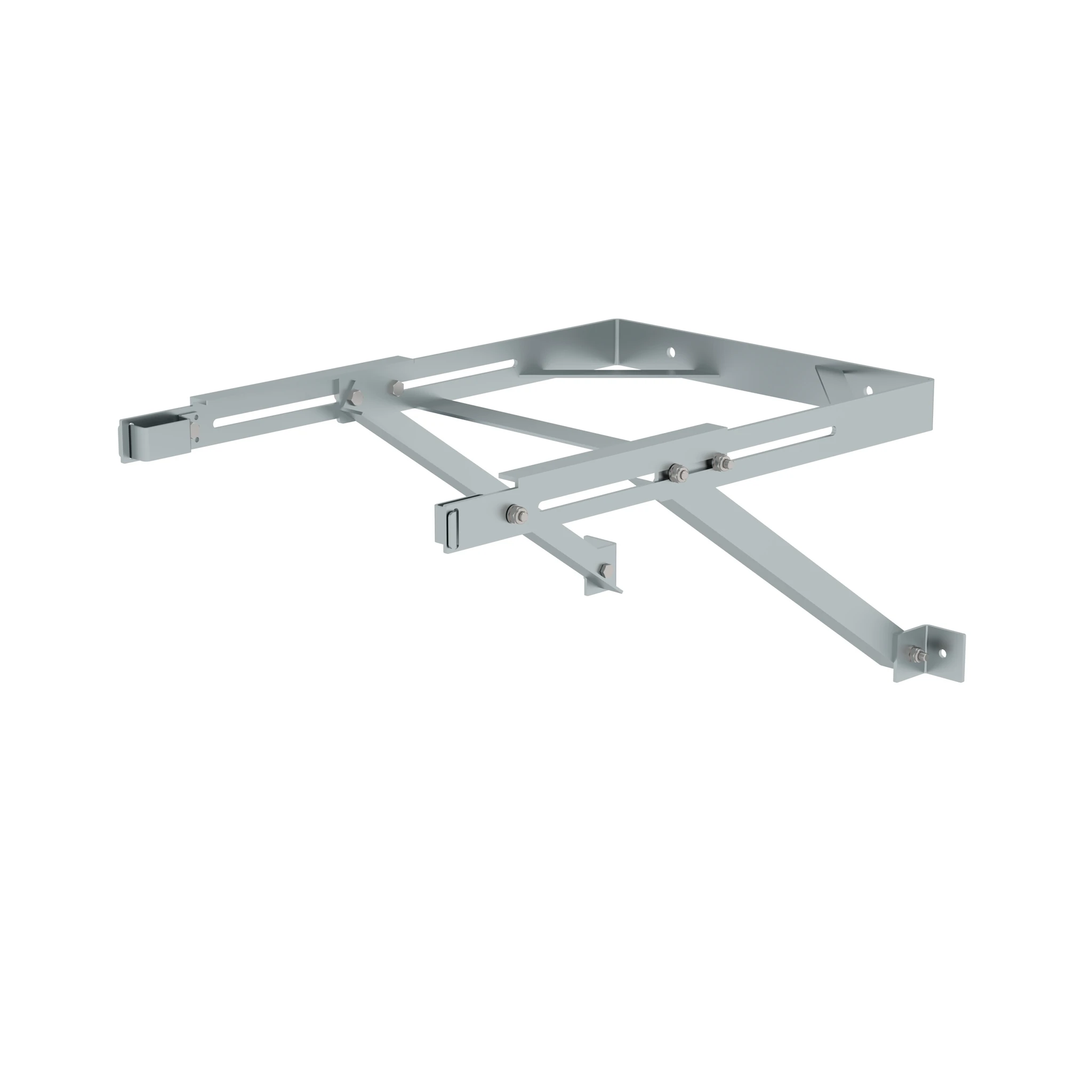 MUNK | Wandhalter U-Bügel, verstellbar 550-750mm, Stahl verzinkt