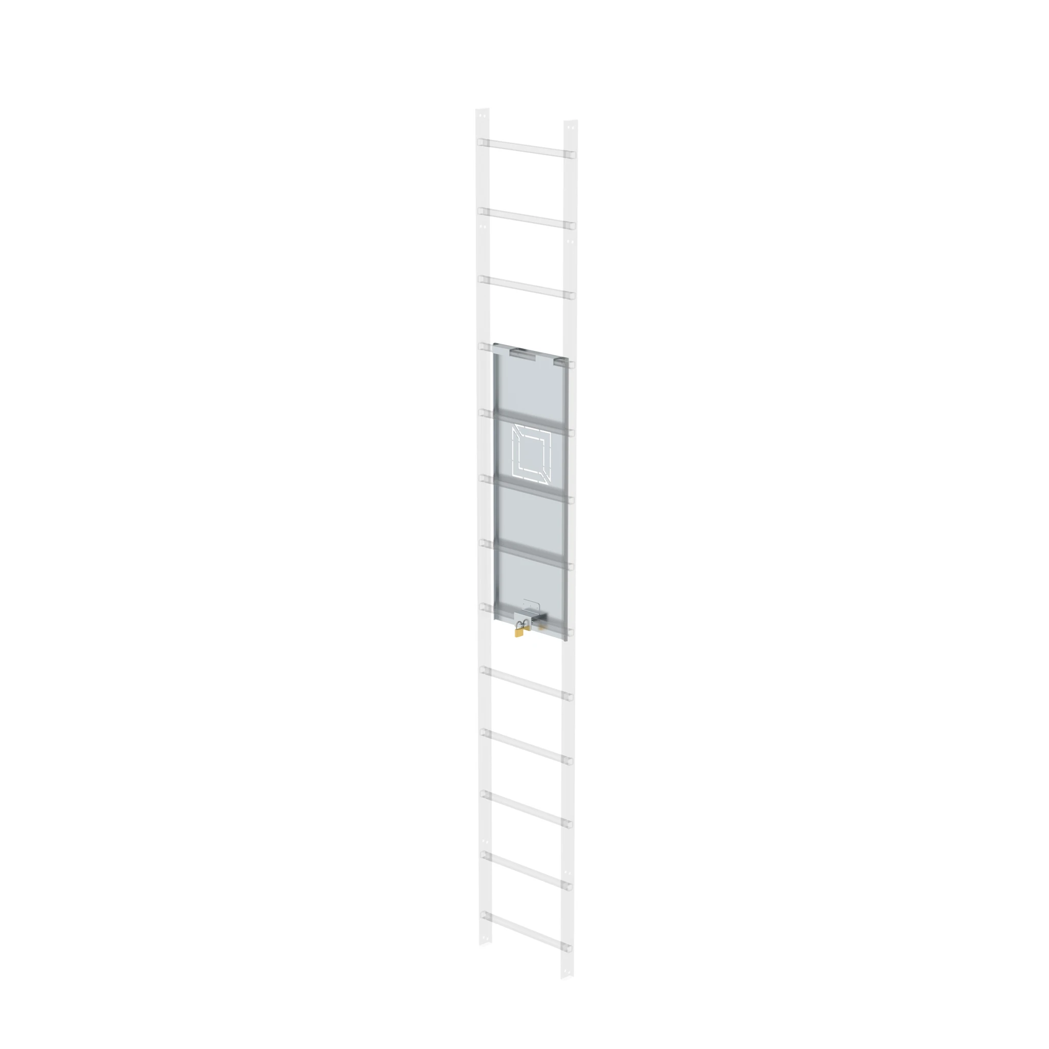 MUNK | Zugangssicherung einhängbar Alu-blank, Höhe 1190 mm – Bild 2