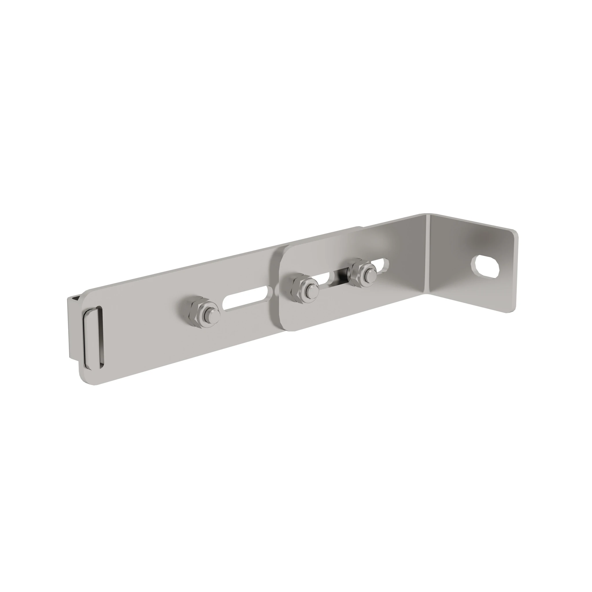 MUNK | Wandhalter m. Klemmbügel, verstellbar 215-275mm, Edelstahl