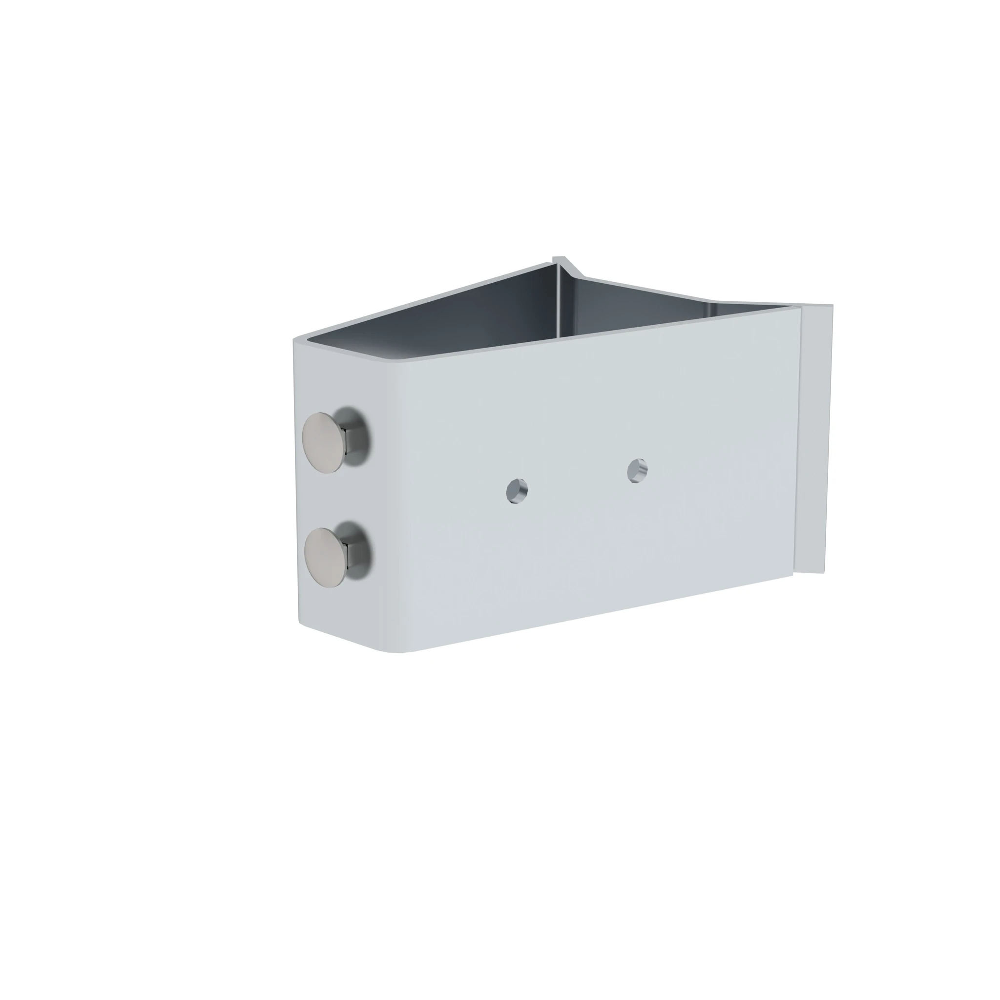 MUNK | Aluminium-Wandhalter für Rundmasten