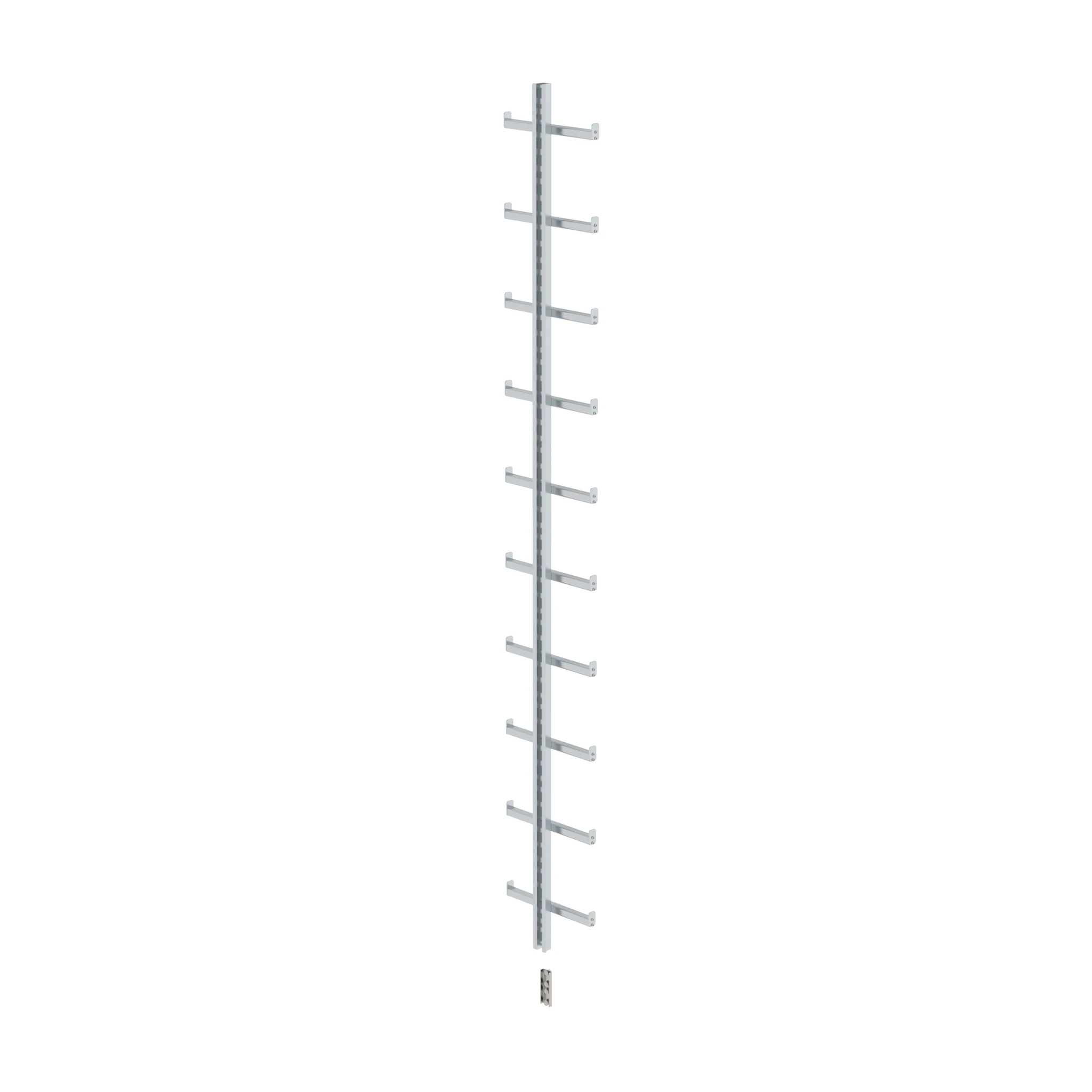 MUNK | Einholmleiter Aluminium Länge 2,80m