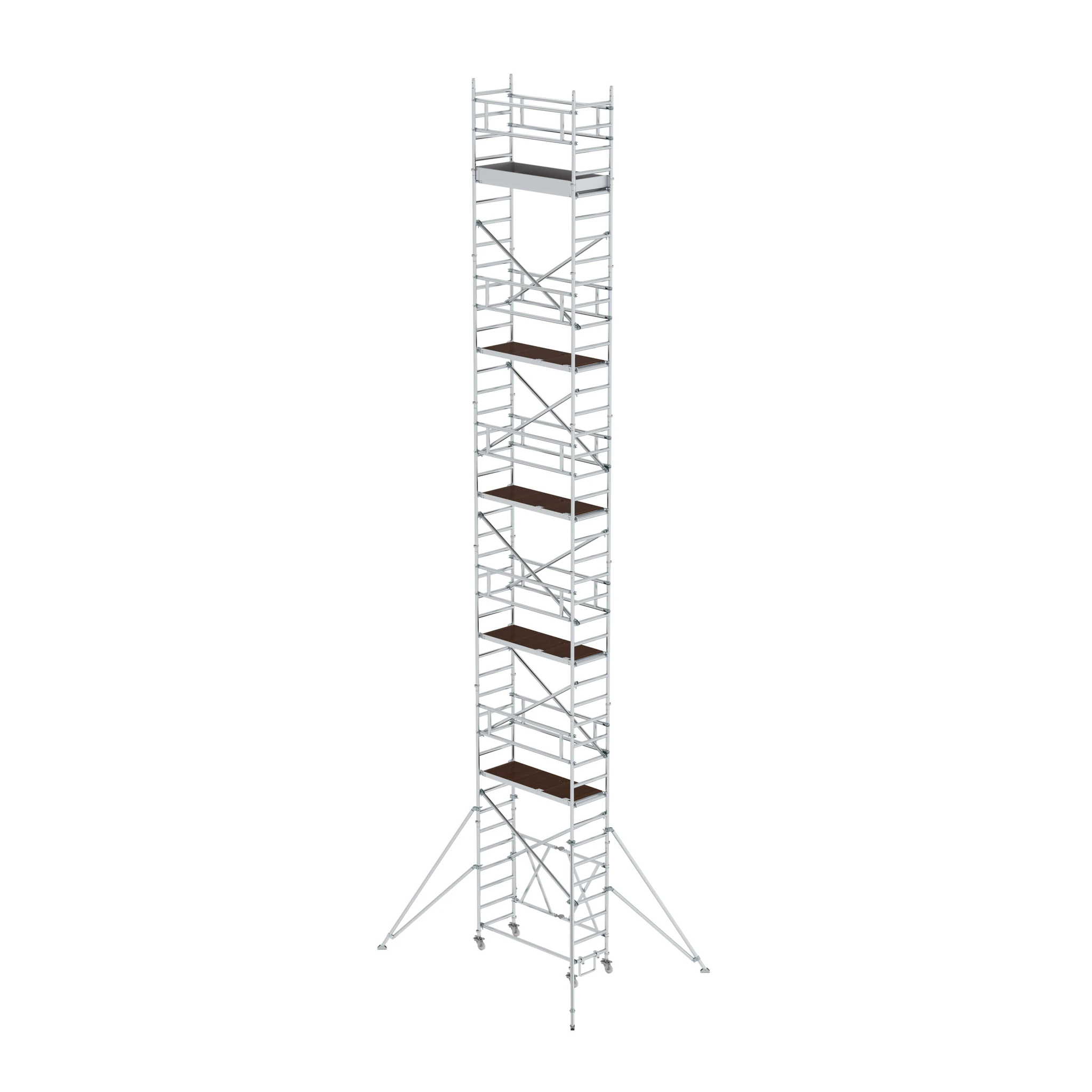 MUNK | Klappgerüst 0,75 x 1,80 m mit Ausleger Plattformhöhe 11,04 m