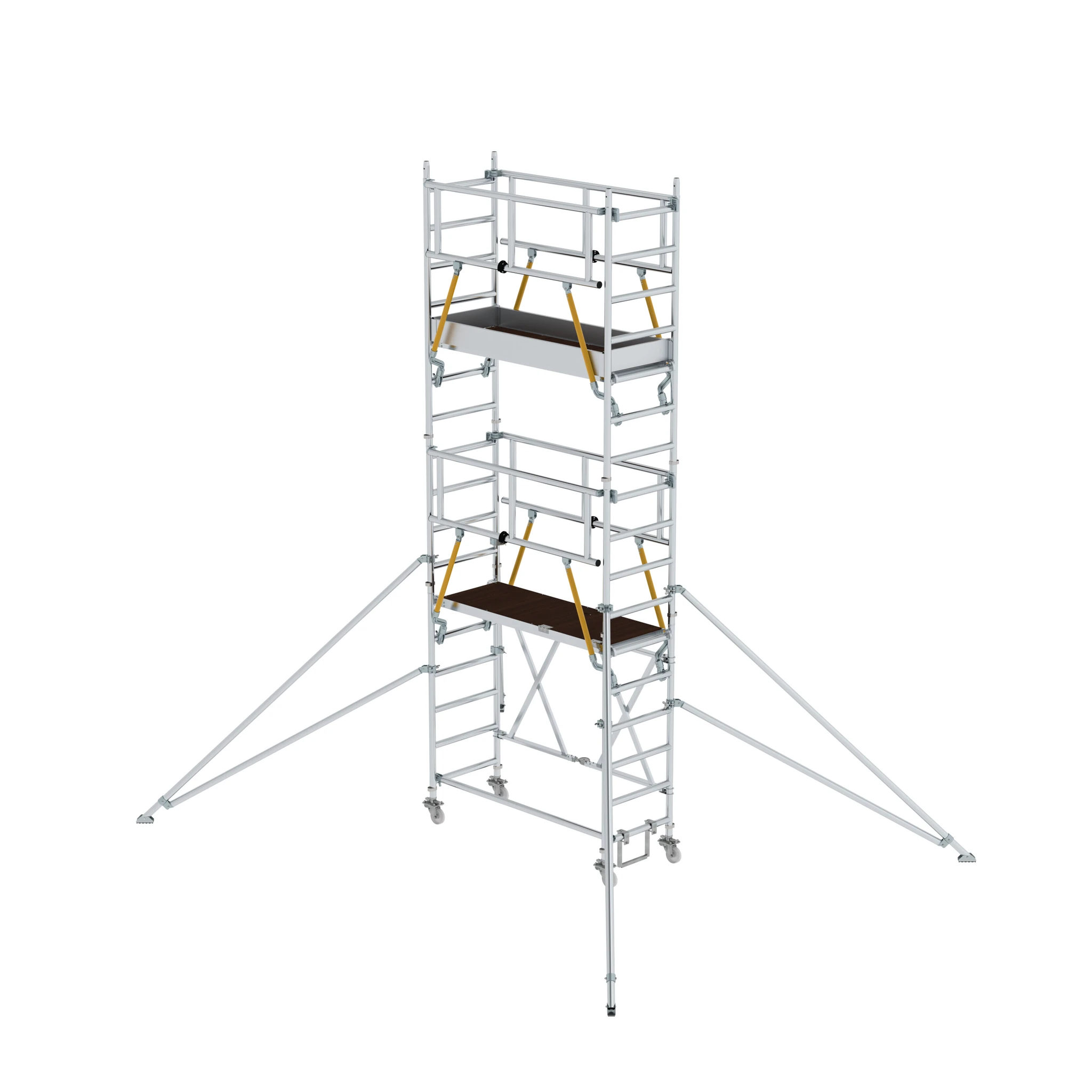MUNK | Klappgerüst SG 0,75 x 1,80 m mit Ausleger Plattformhöhe 4,04 m