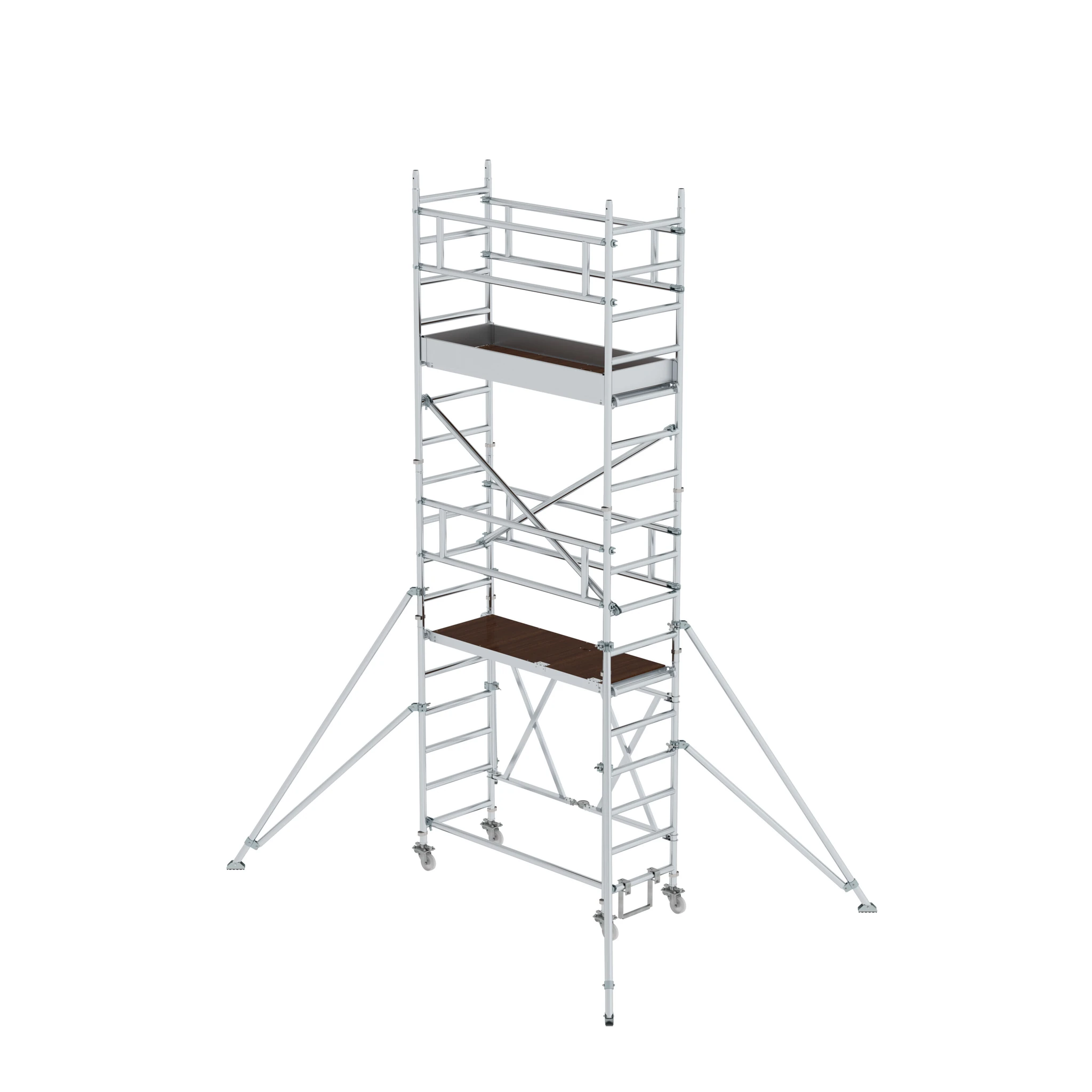 MUNK | Klappgerüst 0,75 x 1,80 m mit Ausleger Plattformhöhe 4,04 m