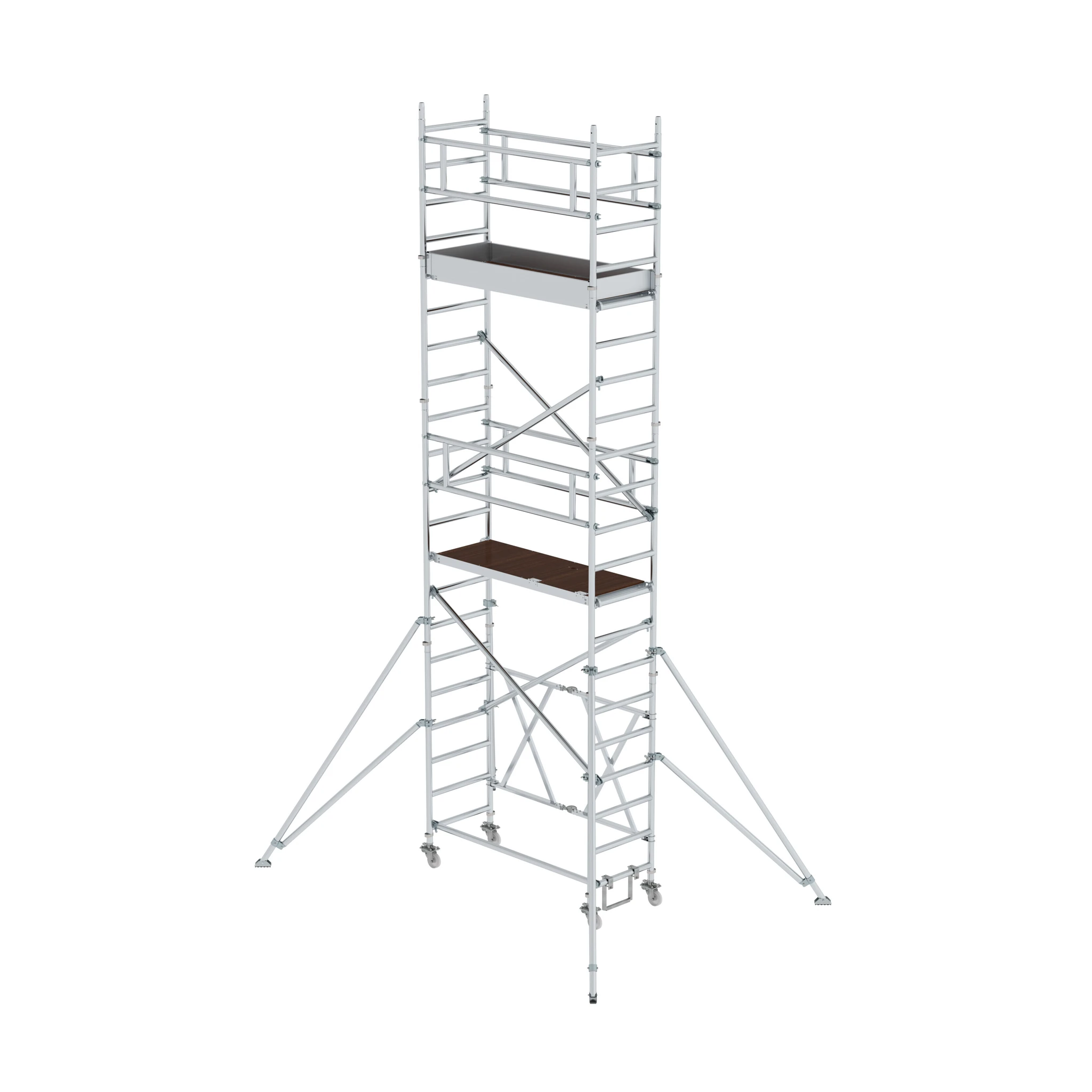 MUNK | Klappgerüst 0,75 x 1,80 m mit Ausleger Plattformhöhe 5,16 m