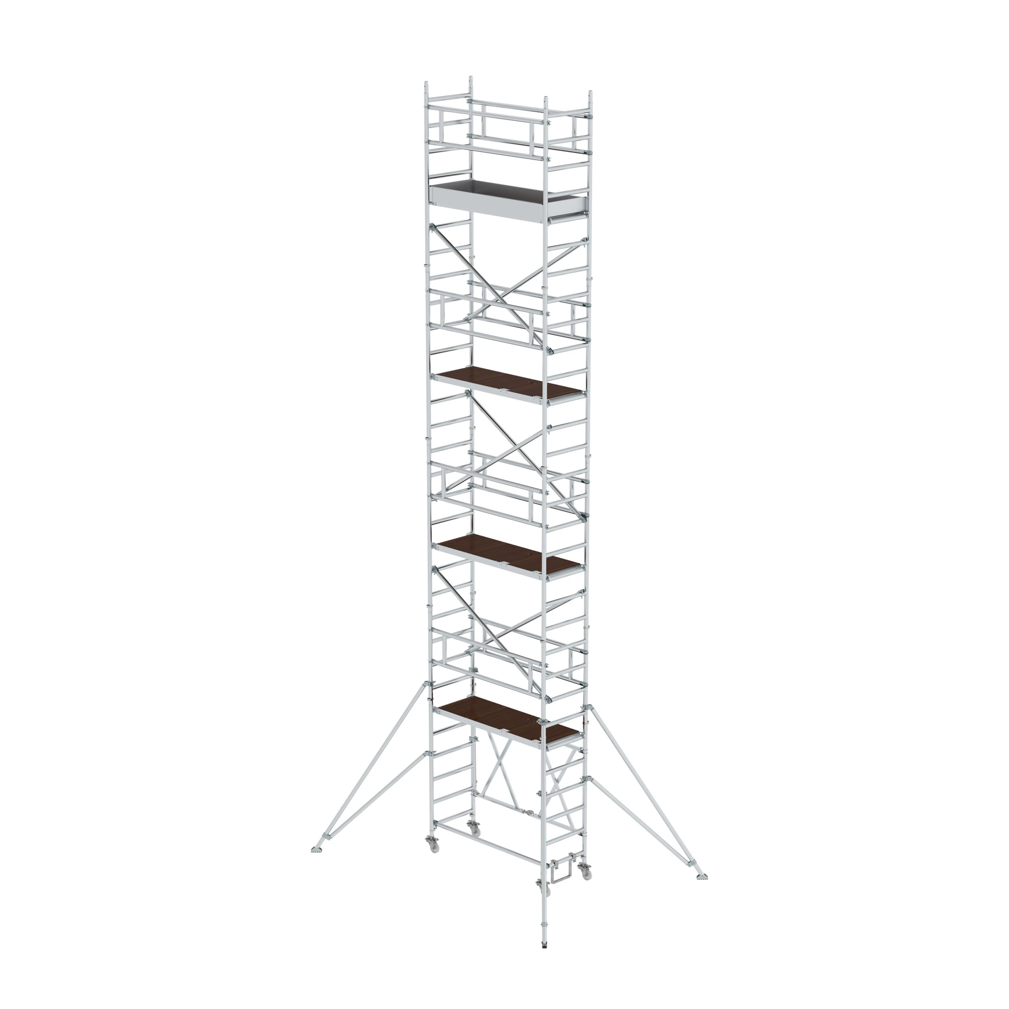 MUNK | Klappgerüst 0,75 x 1,80 m mit Ausleger Plattformhöhe 7,96 m