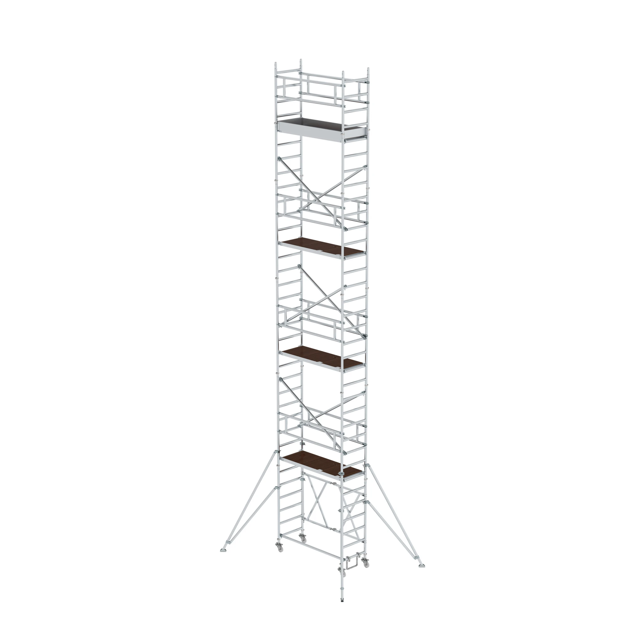 MUNK | Klappgerüst 0,75 x 1,80 m mit Ausleger Plattformhöhe 9,08 m