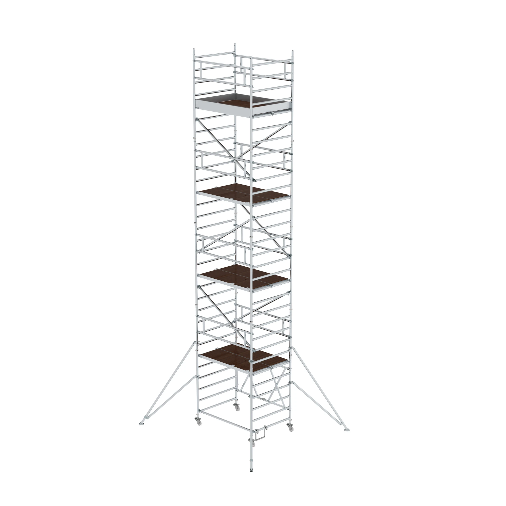 MUNK | Klappgerüst 1,35 x 1,80 m mit Ausleger Plattformhöhe 7,96 m