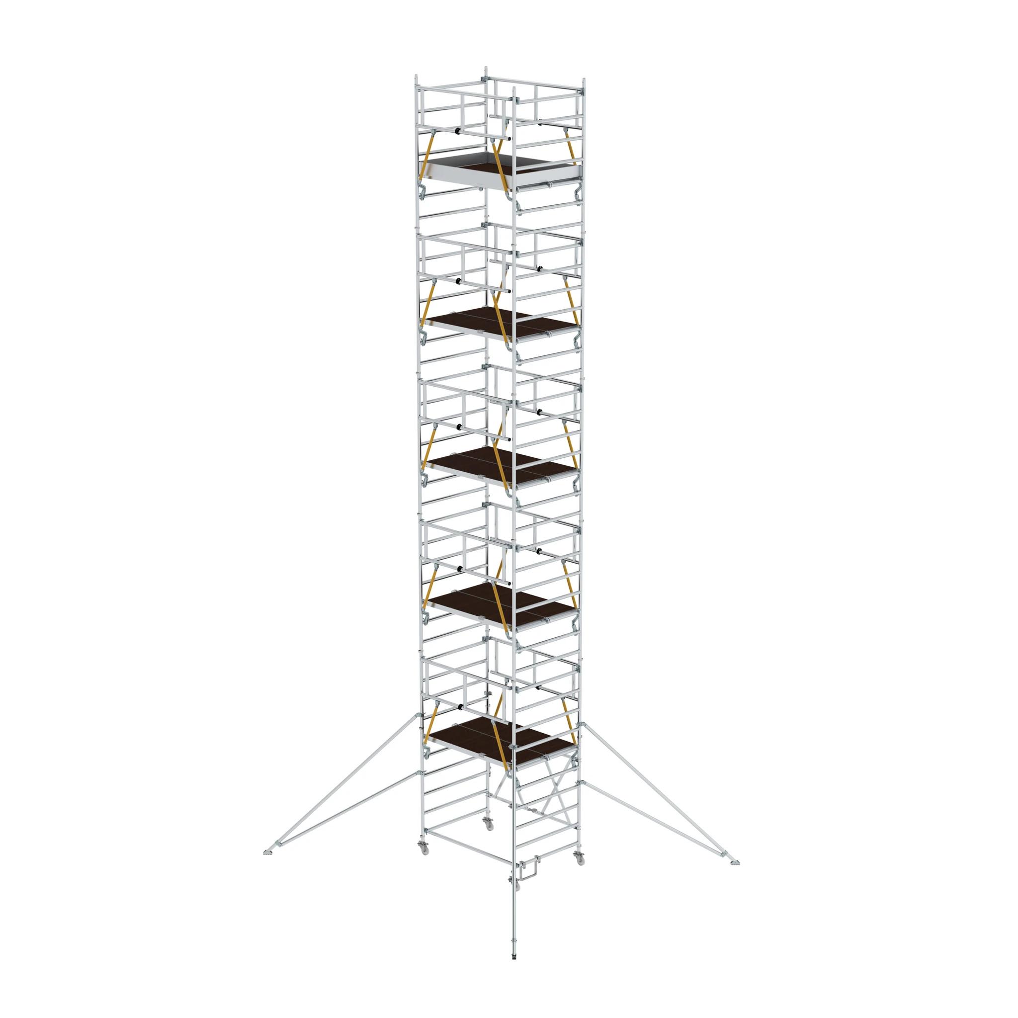MUNK | Klappgerüst SG 1,35 x 1,80 m mit Ausleger Plattformhöhe 9,89 m