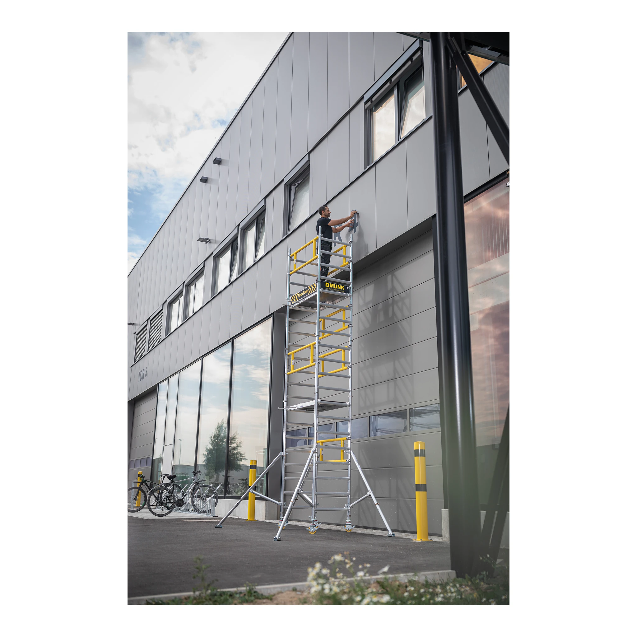 MUNK | FlexxTower Ein-Personen-Gerüst Plattformhöhe 2,10 m – Bild 2