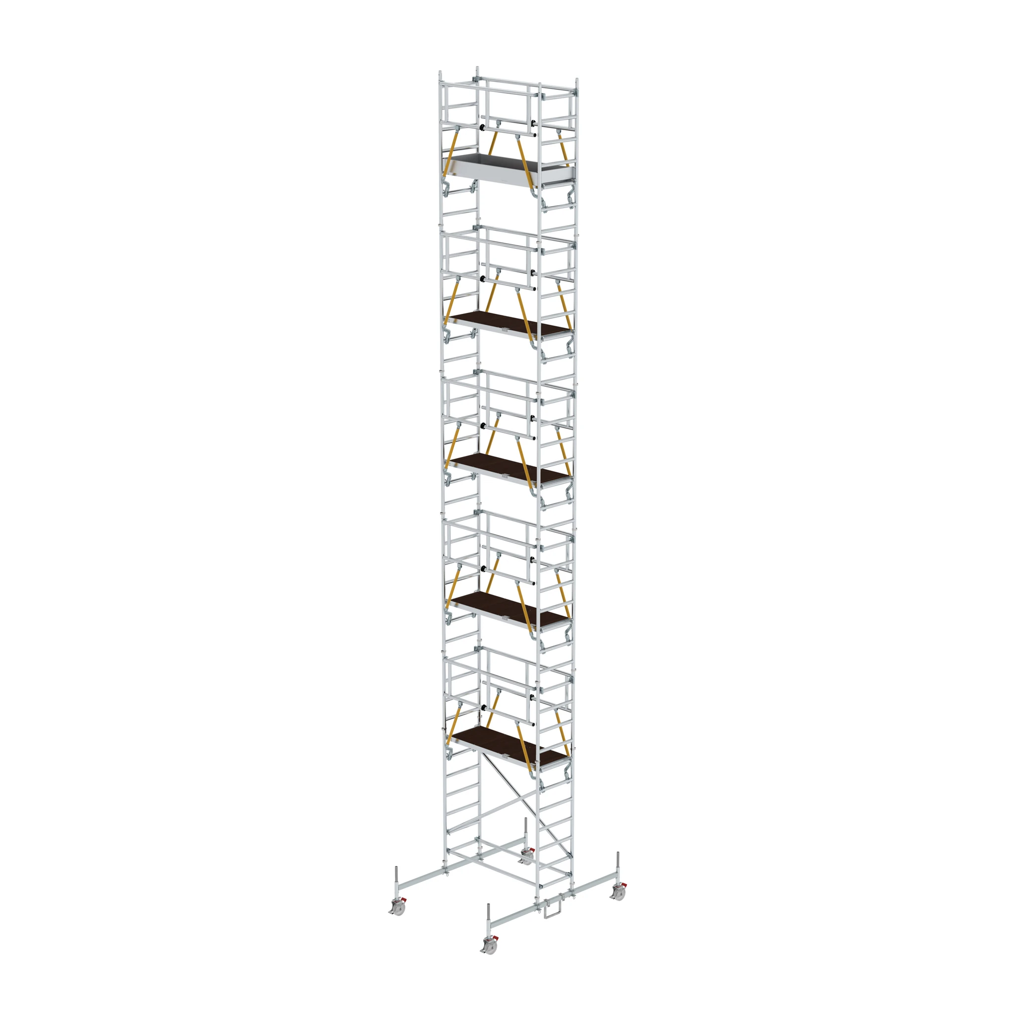 MUNK | Rollgerüst SG 0,75 x 1,80 m mit Fahrbalken Plattformhöhe 10,54 m
