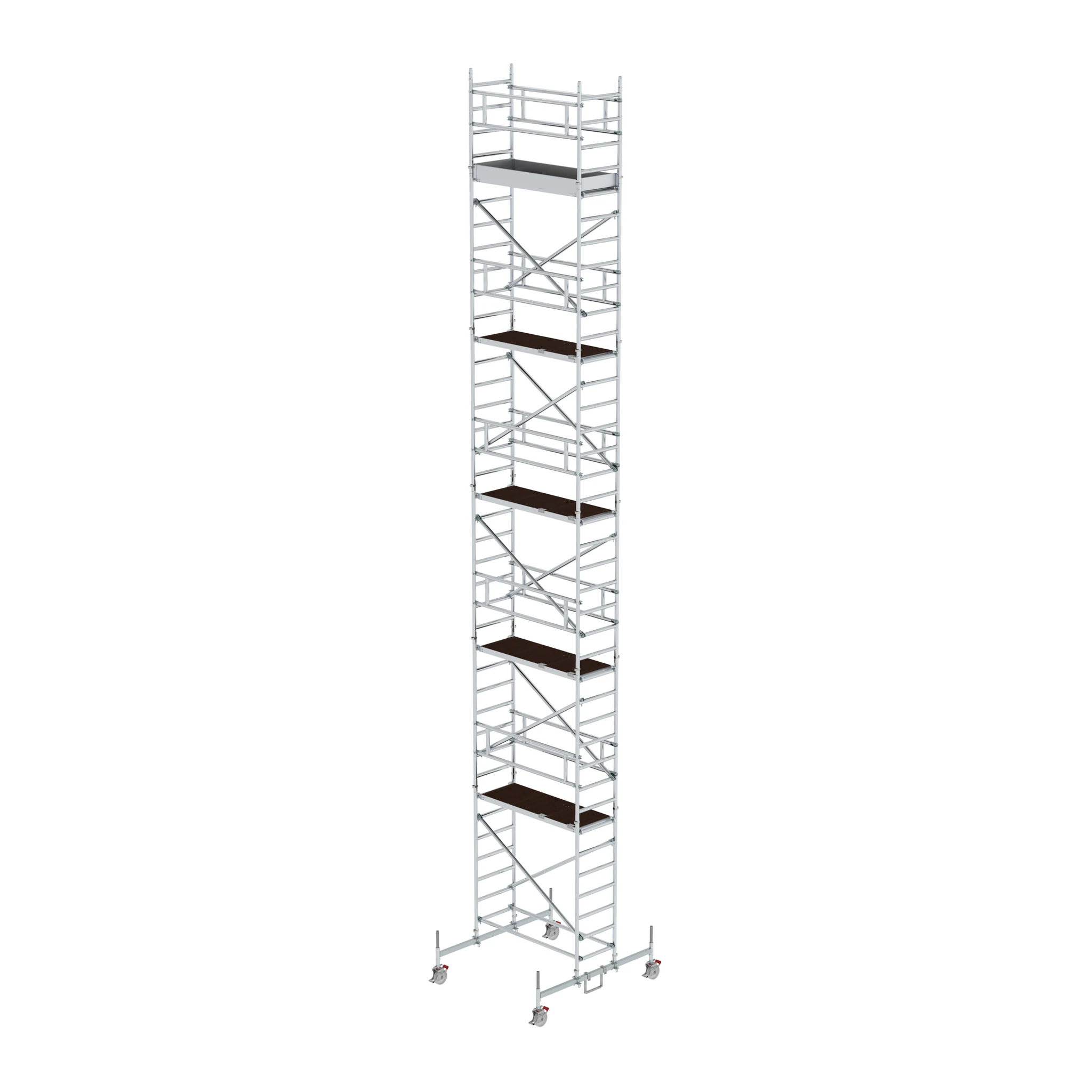 MUNK | Rollgerüst 0,75 x 1,80 m mit Fahrbalken Plattformhöhe 10,54 m